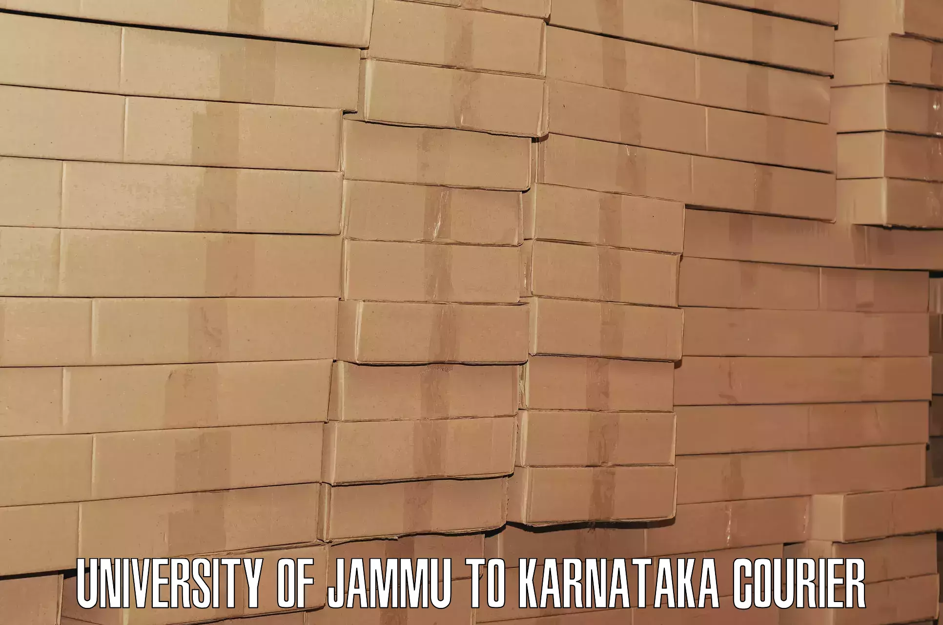 Baggage delivery support University of Jammu to Dakshina Kannada