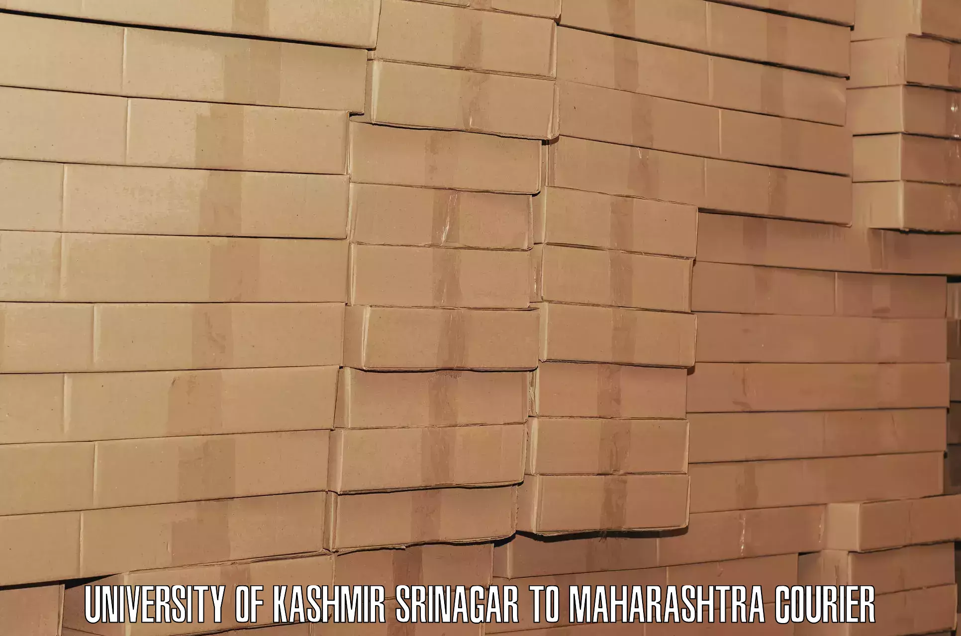 Luggage delivery calculator University of Kashmir Srinagar to Rashiwade