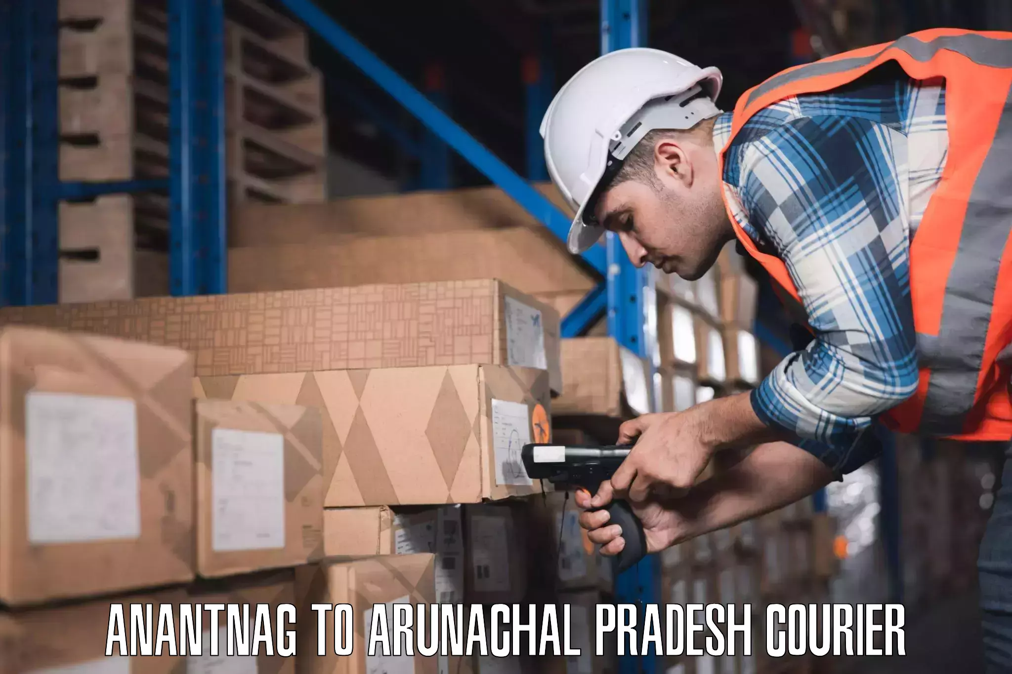 Baggage delivery estimate Anantnag to Arunachal Pradesh