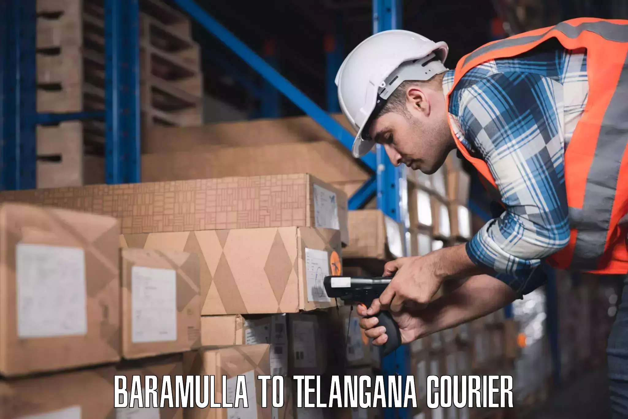 Luggage shipment tracking Baramulla to Siddipet