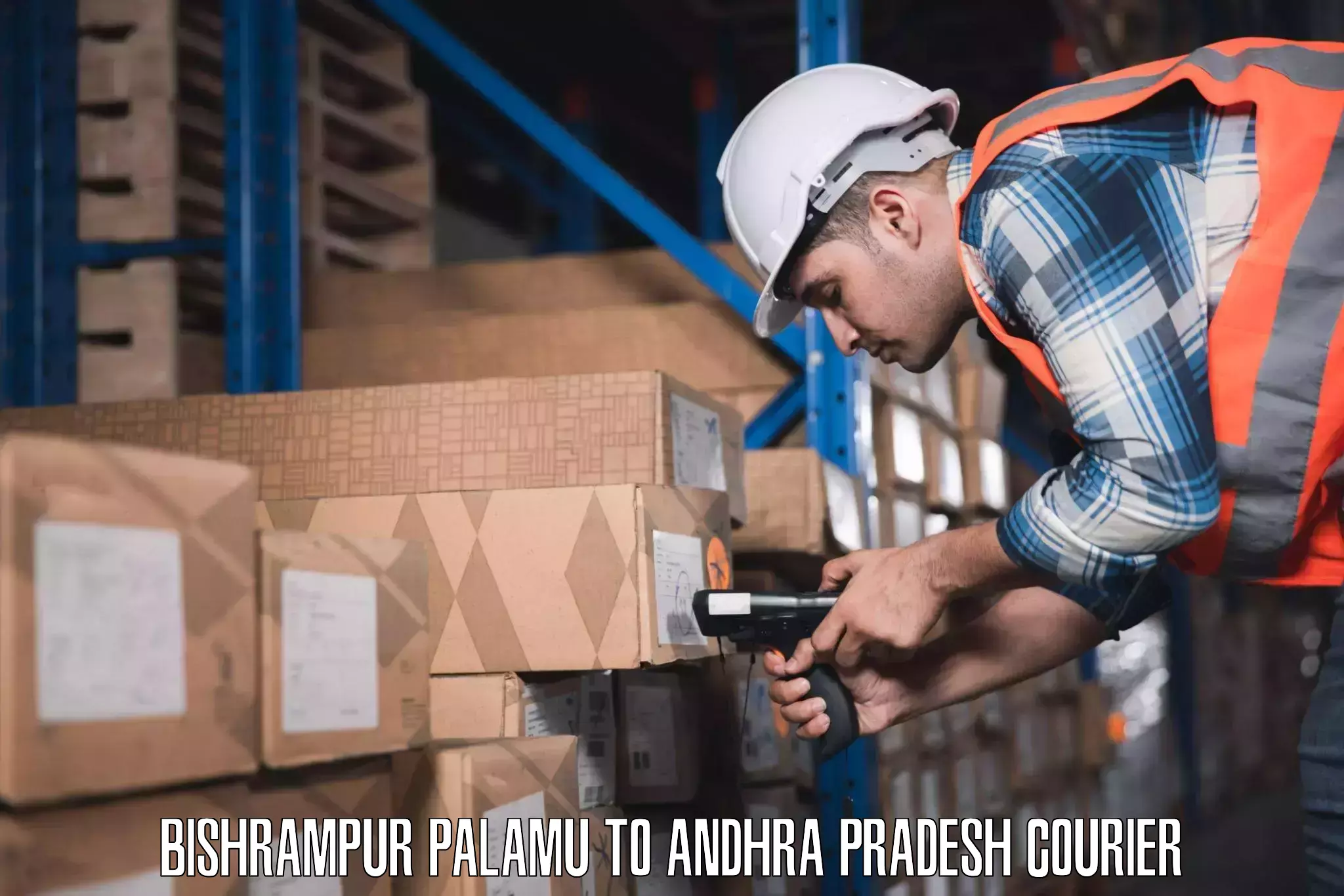 Door-to-door baggage service Bishrampur Palamu to Andhra Pradesh