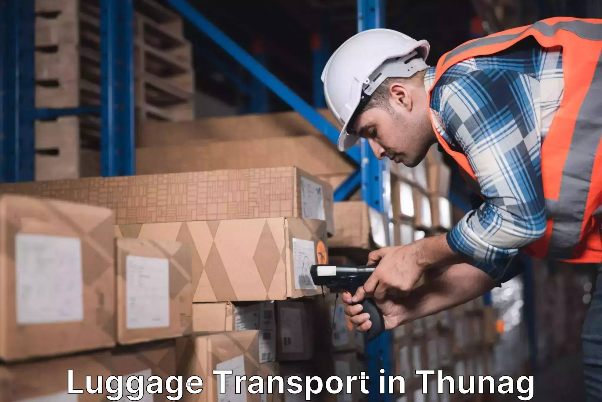 Luggage shipment processing in Thunag