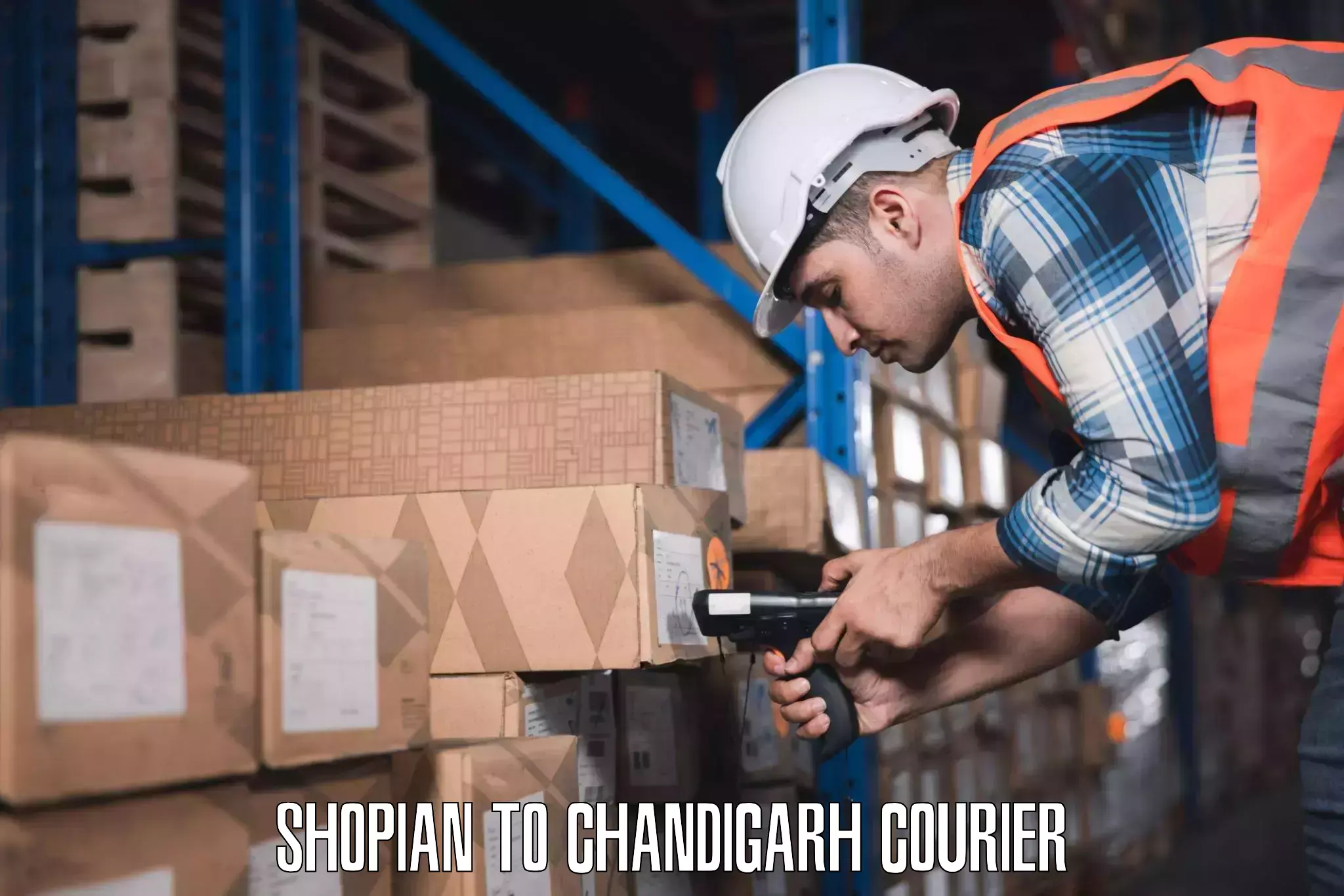 Luggage shipment specialists Shopian to Chandigarh