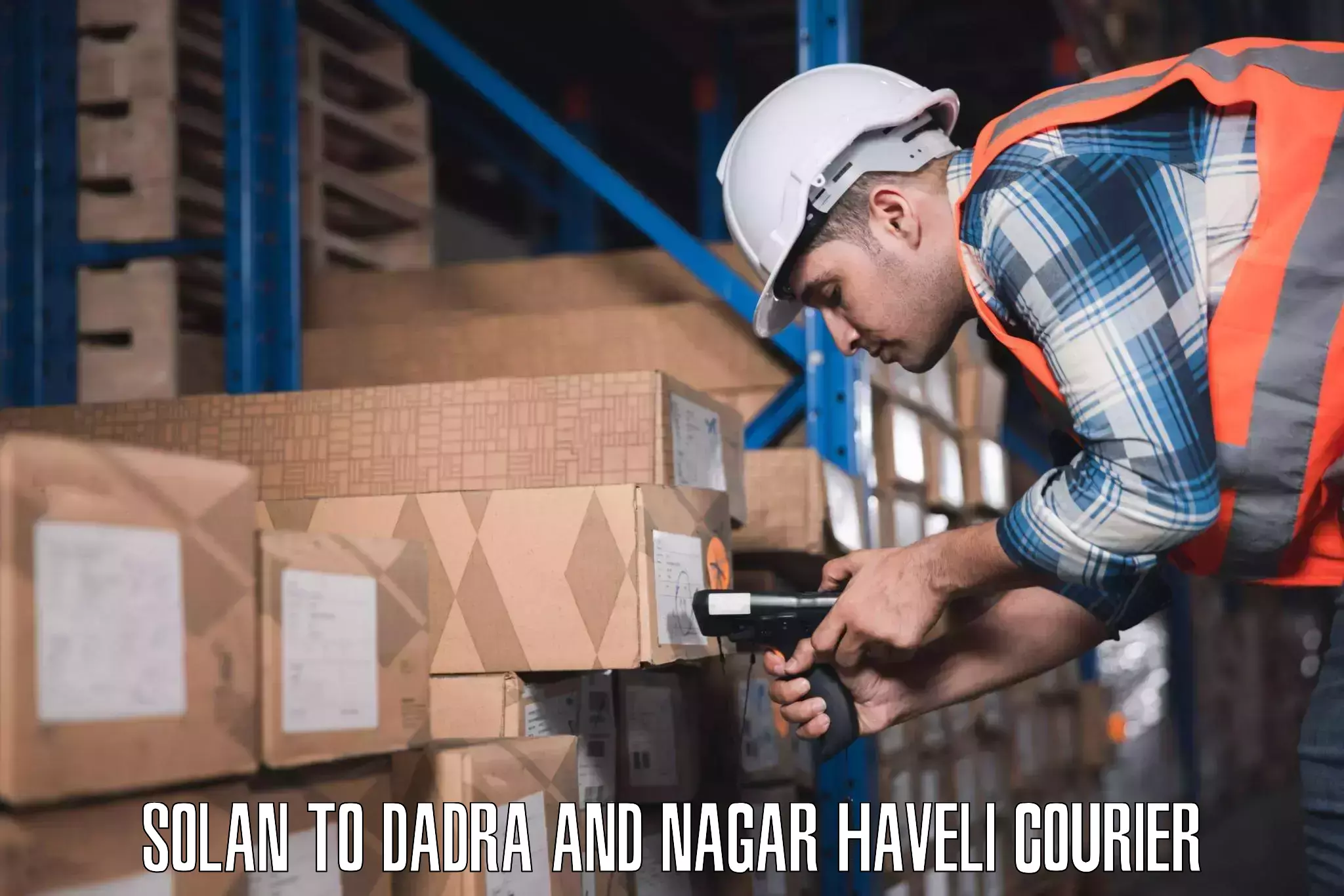 Quick baggage pickup in Solan to Dadra and Nagar Haveli