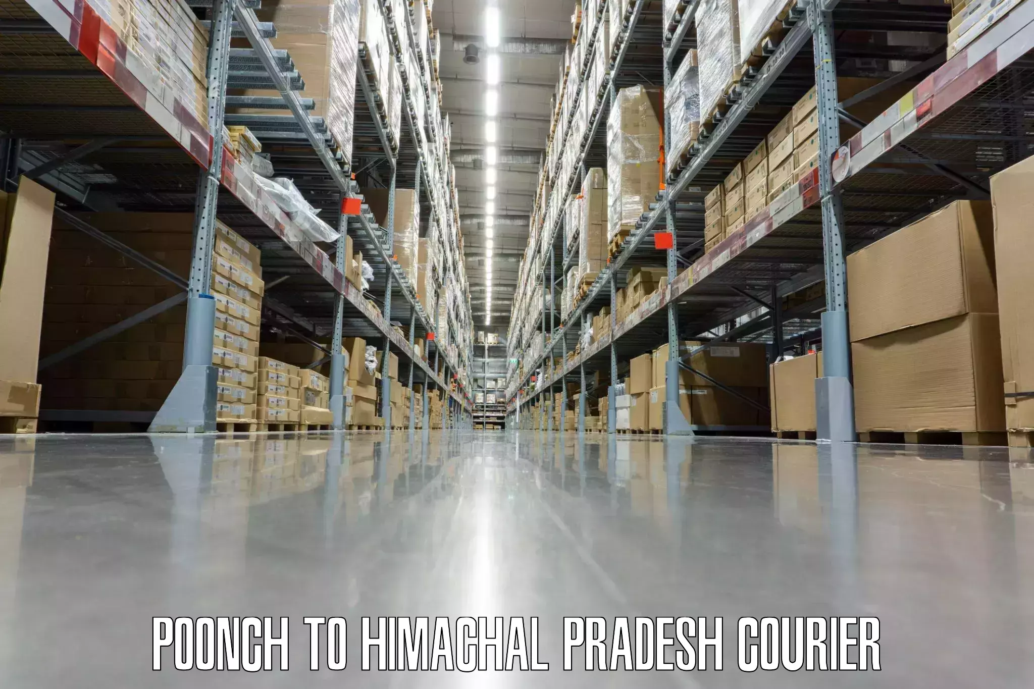 Luggage shipment specialists Poonch to Himachal Pradesh