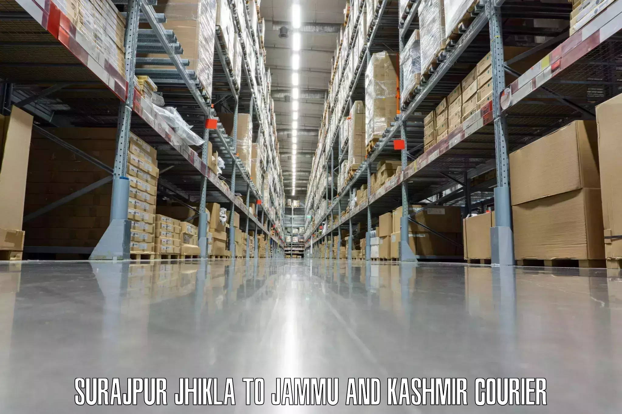 Baggage courier insights Surajpur Jhikla to Jammu and Kashmir