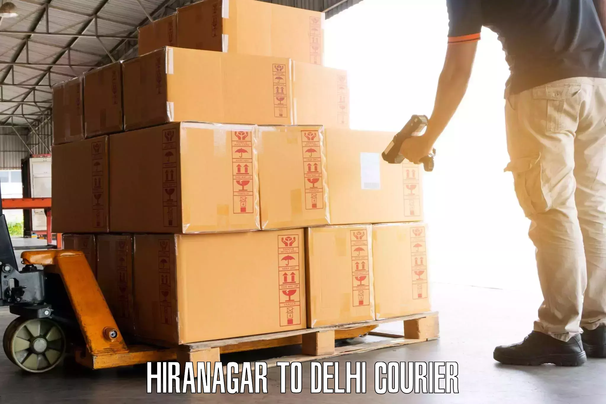 Affordable luggage shipping Hiranagar to Lodhi Road