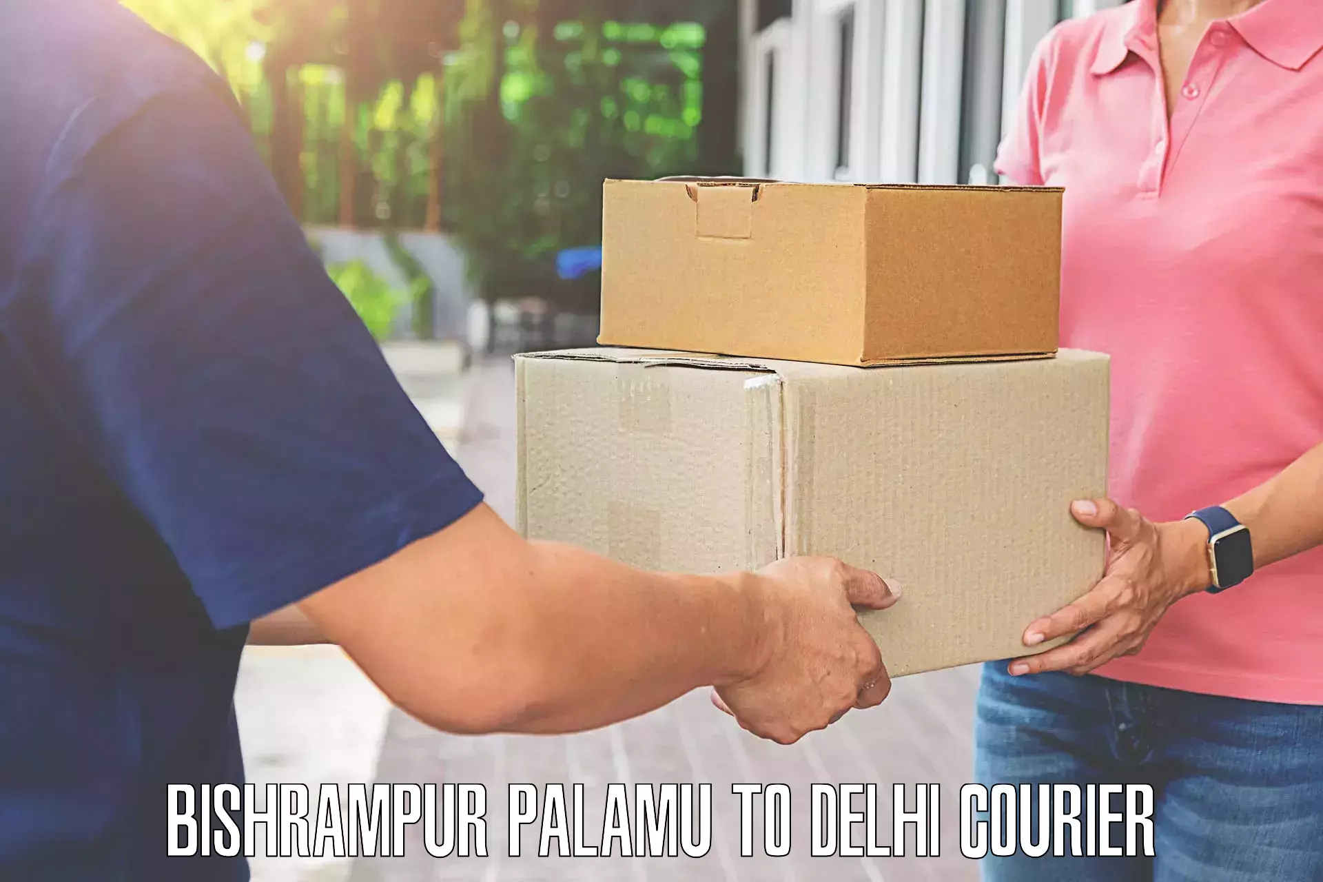 Luggage delivery rates in Bishrampur Palamu to Ramesh Nagar
