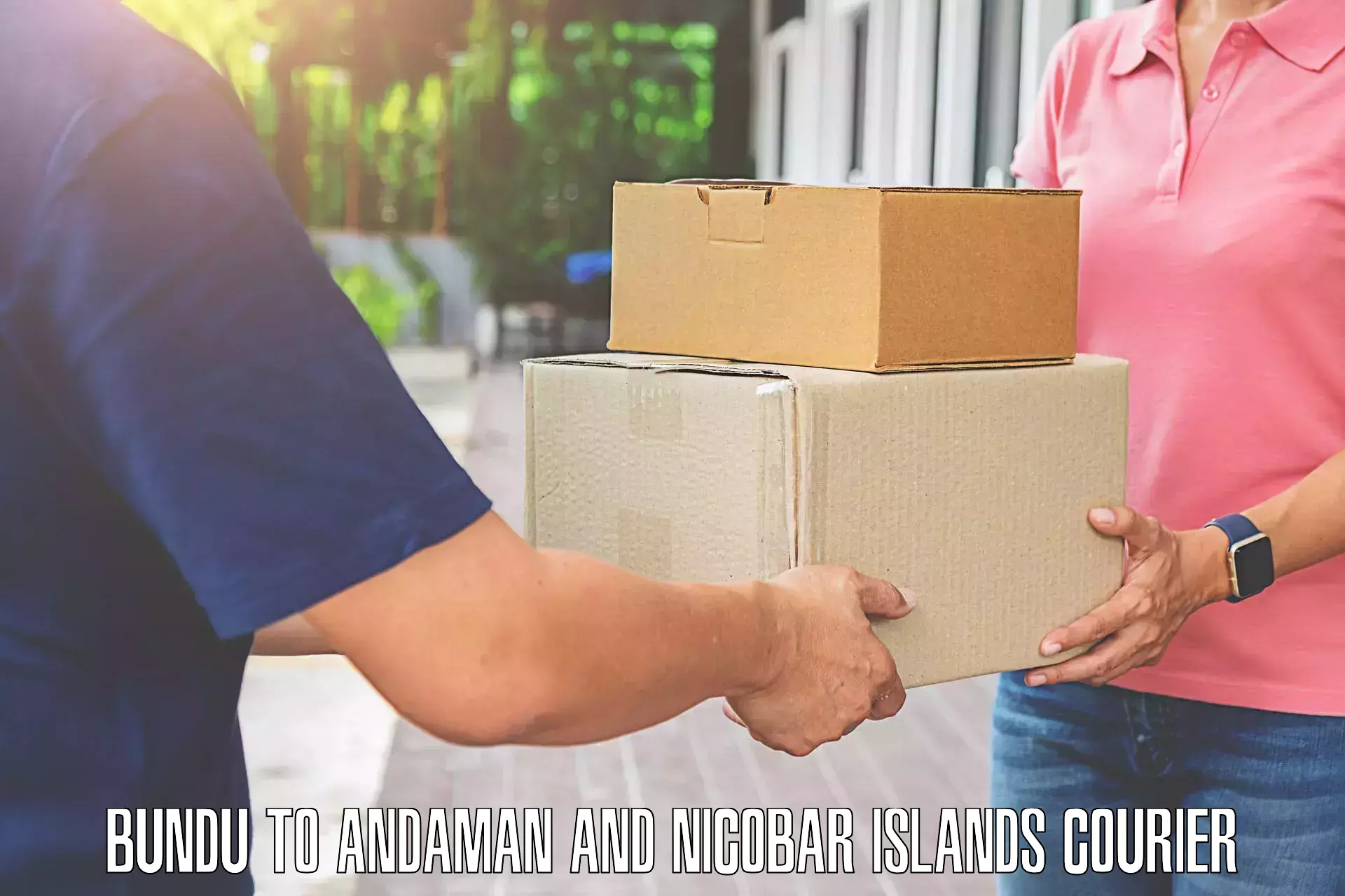 Luggage storage and delivery in Bundu to Andaman and Nicobar Islands
