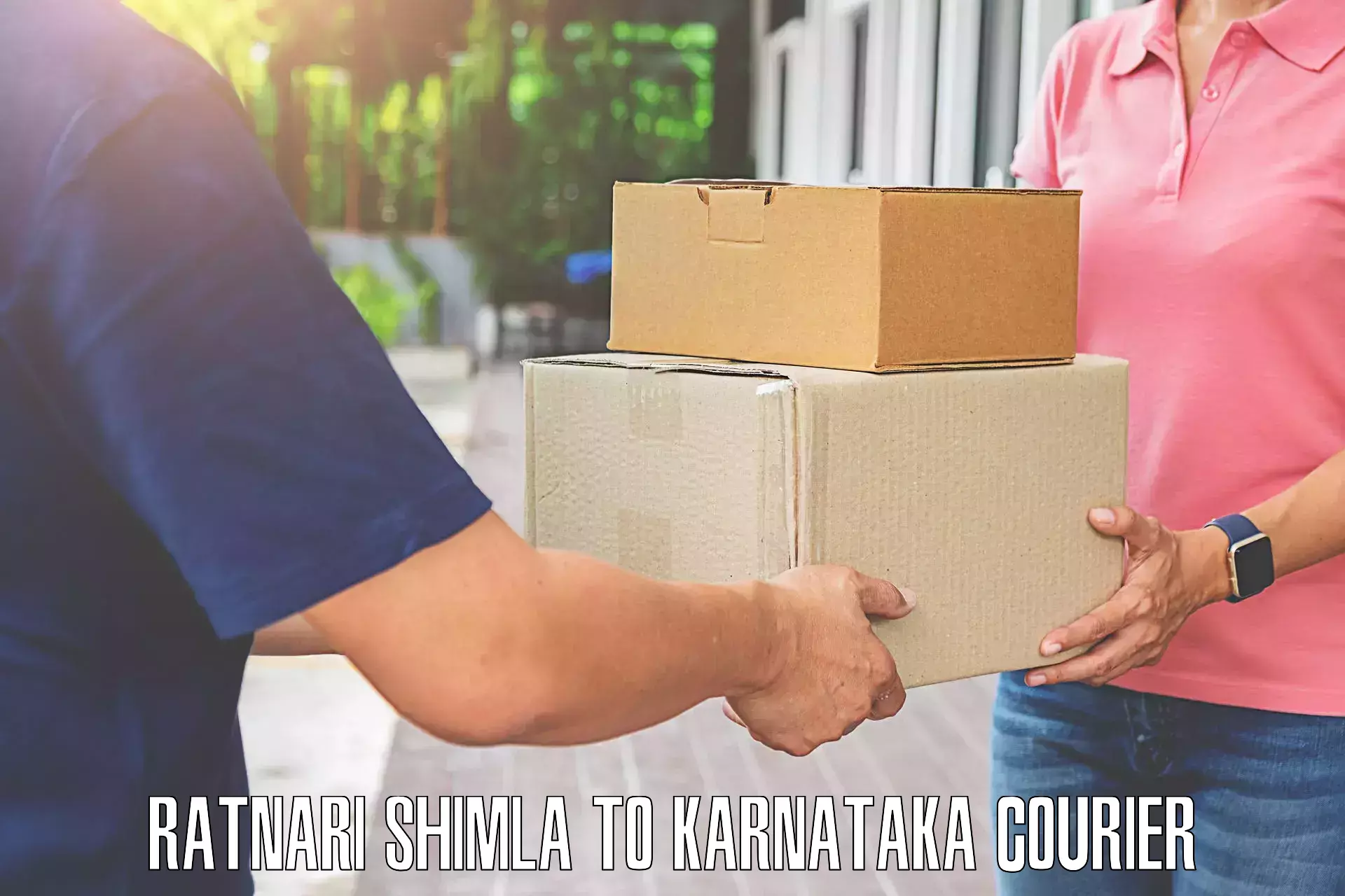 Luggage delivery providers Ratnari Shimla to Chikkamagalur