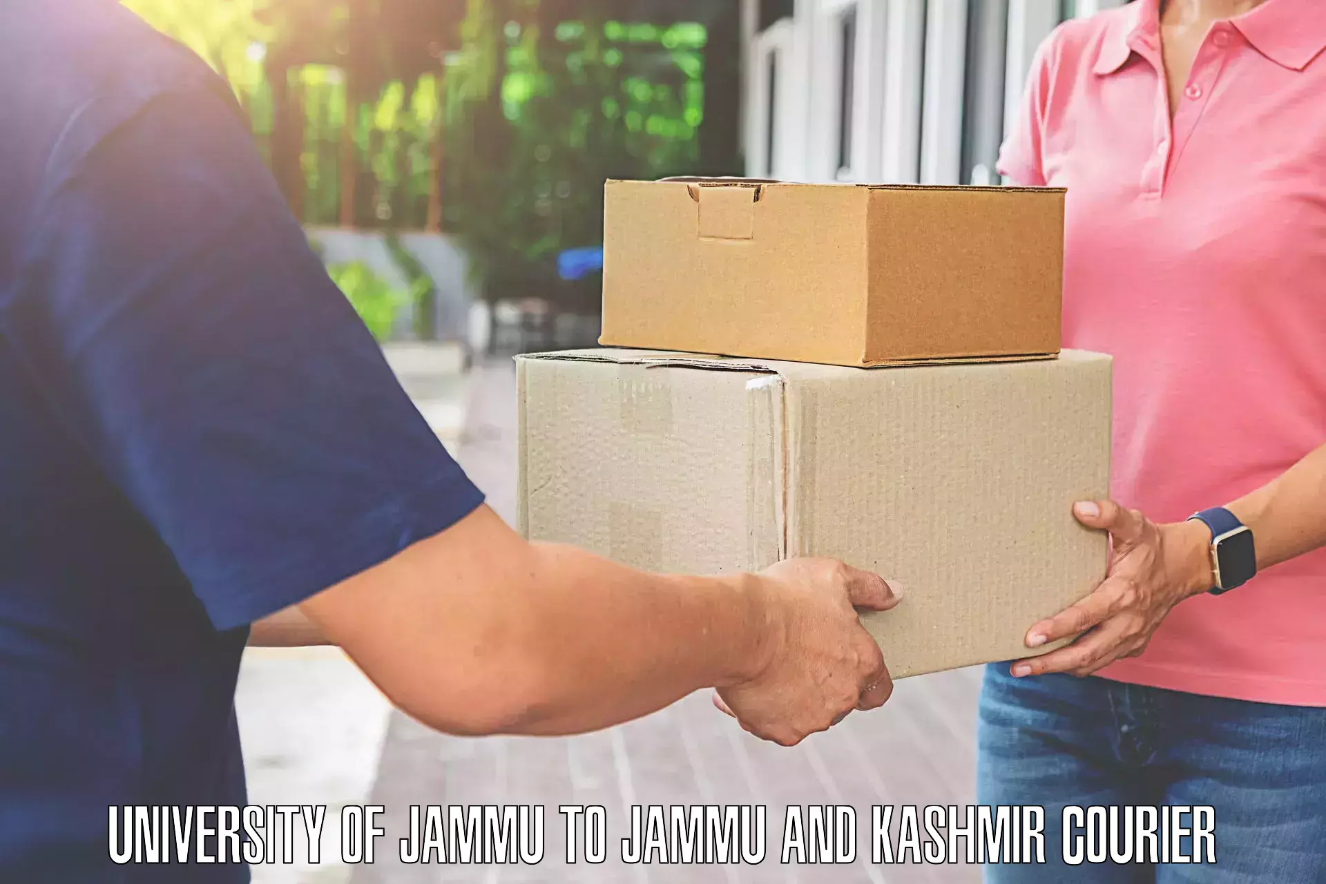 Luggage courier services in University of Jammu to Kishtwar