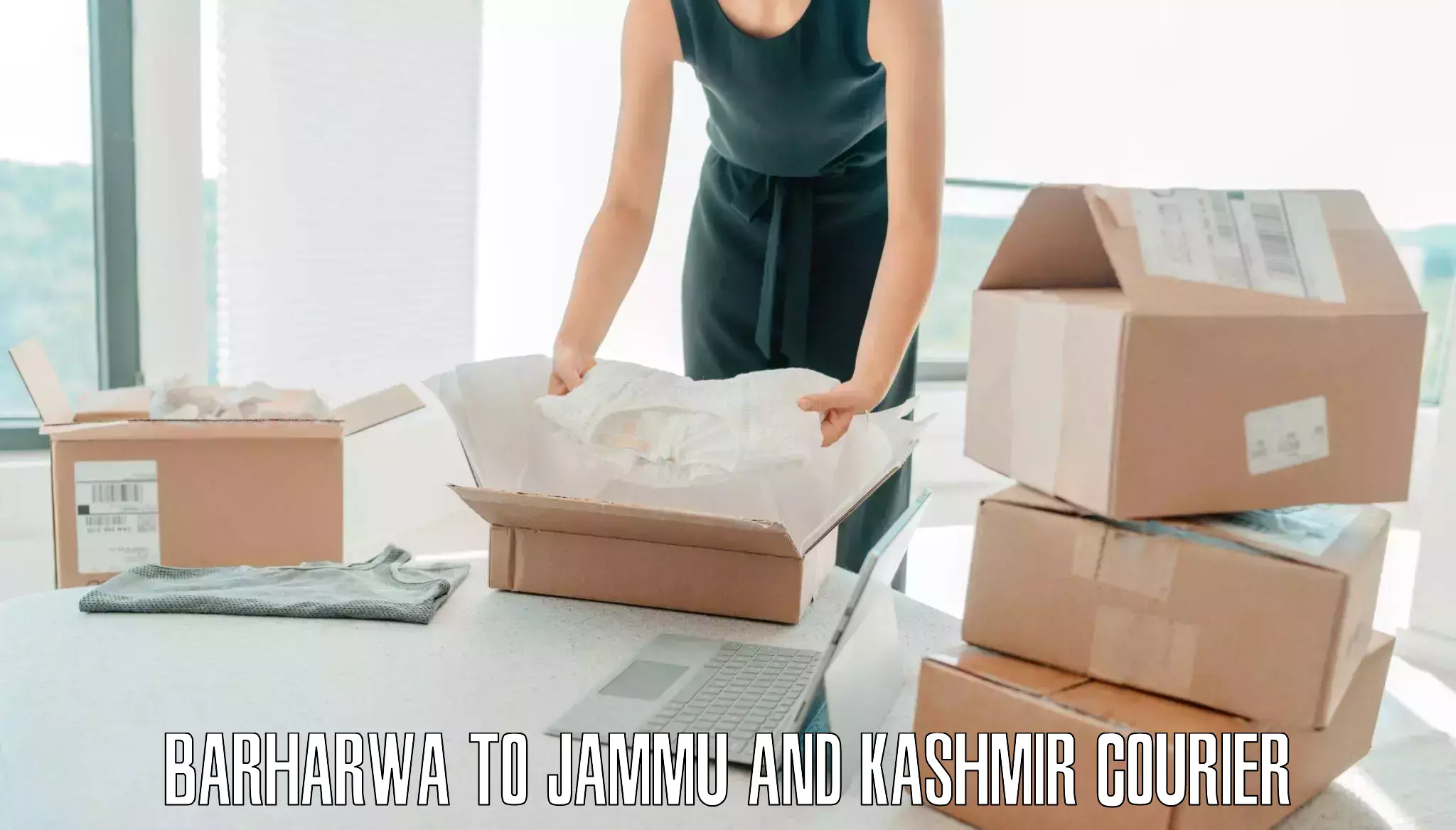 Baggage delivery estimate Barharwa to Srinagar Kashmir