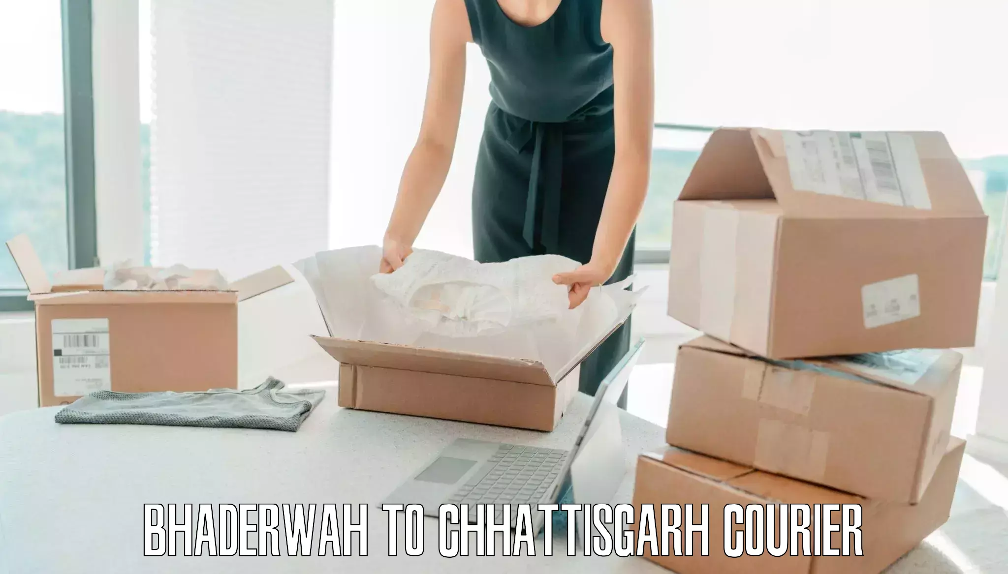 Luggage courier excellence Bhaderwah to Chhattisgarh