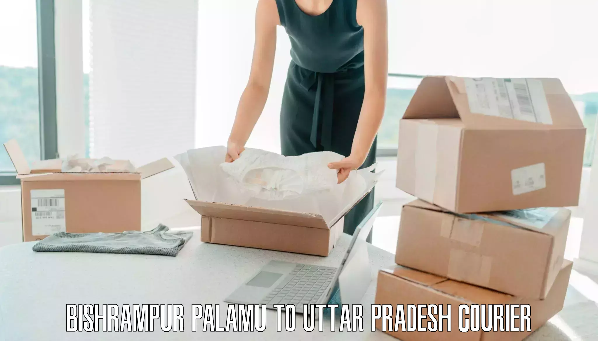 Baggage courier service Bishrampur Palamu to Uttar Pradesh