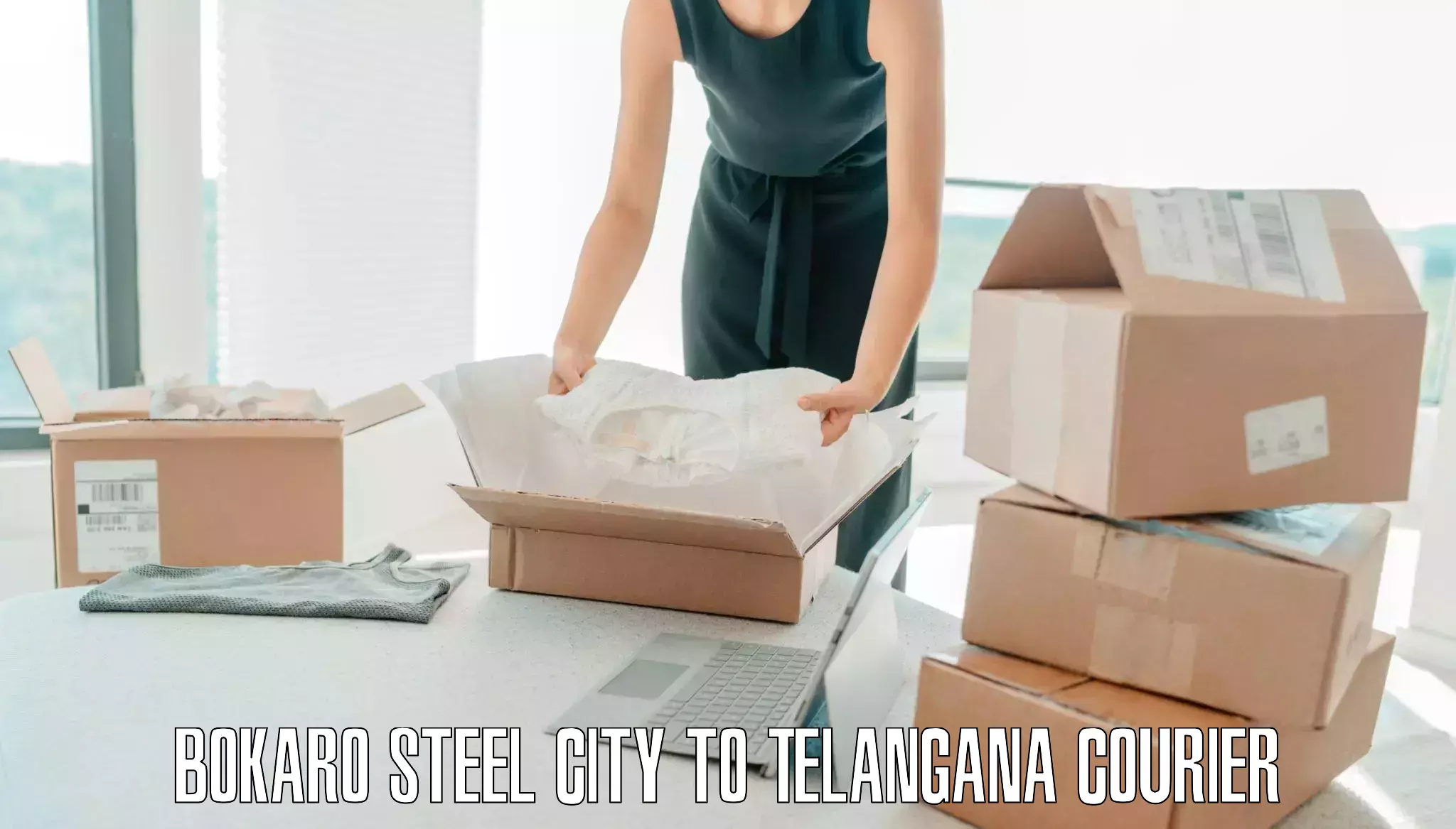 Online luggage shipping booking Bokaro Steel City to Telangana