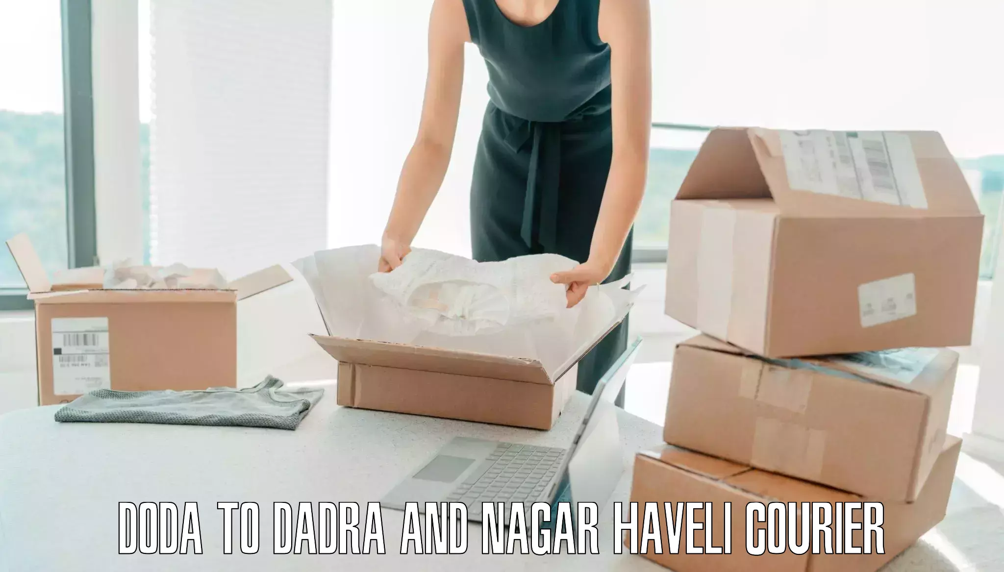 Professional baggage transport Doda to Dadra and Nagar Haveli