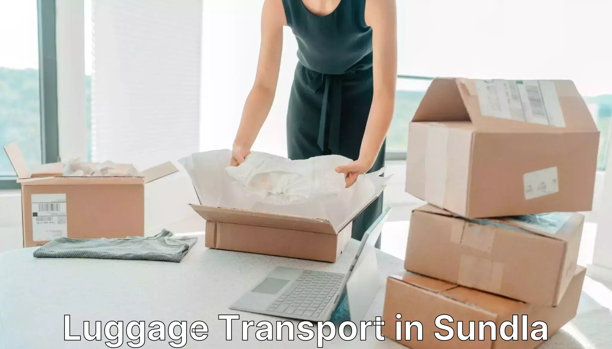 Luggage courier planning in Sundla