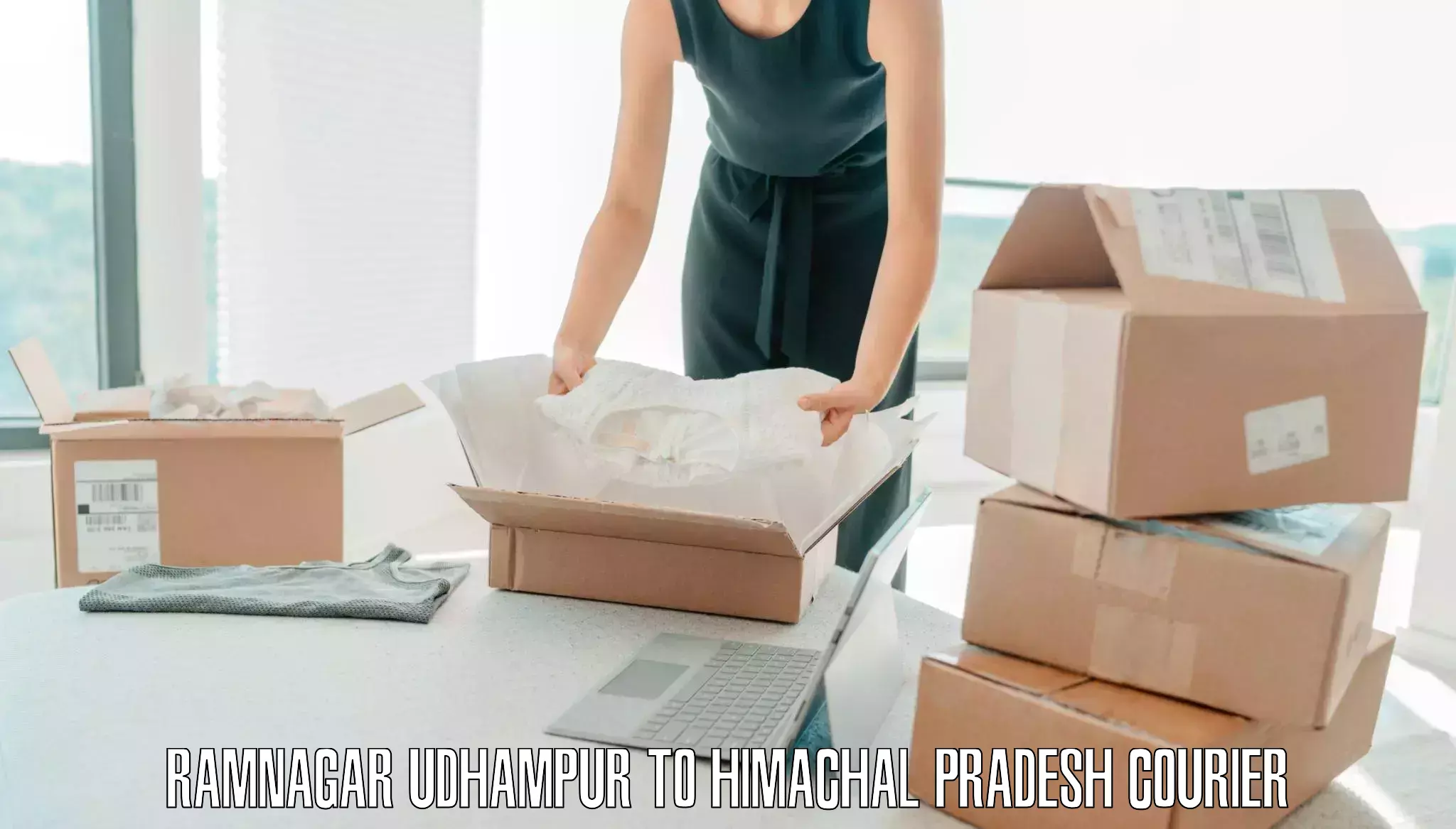 Baggage shipping rates calculator Ramnagar Udhampur to Kandaghat