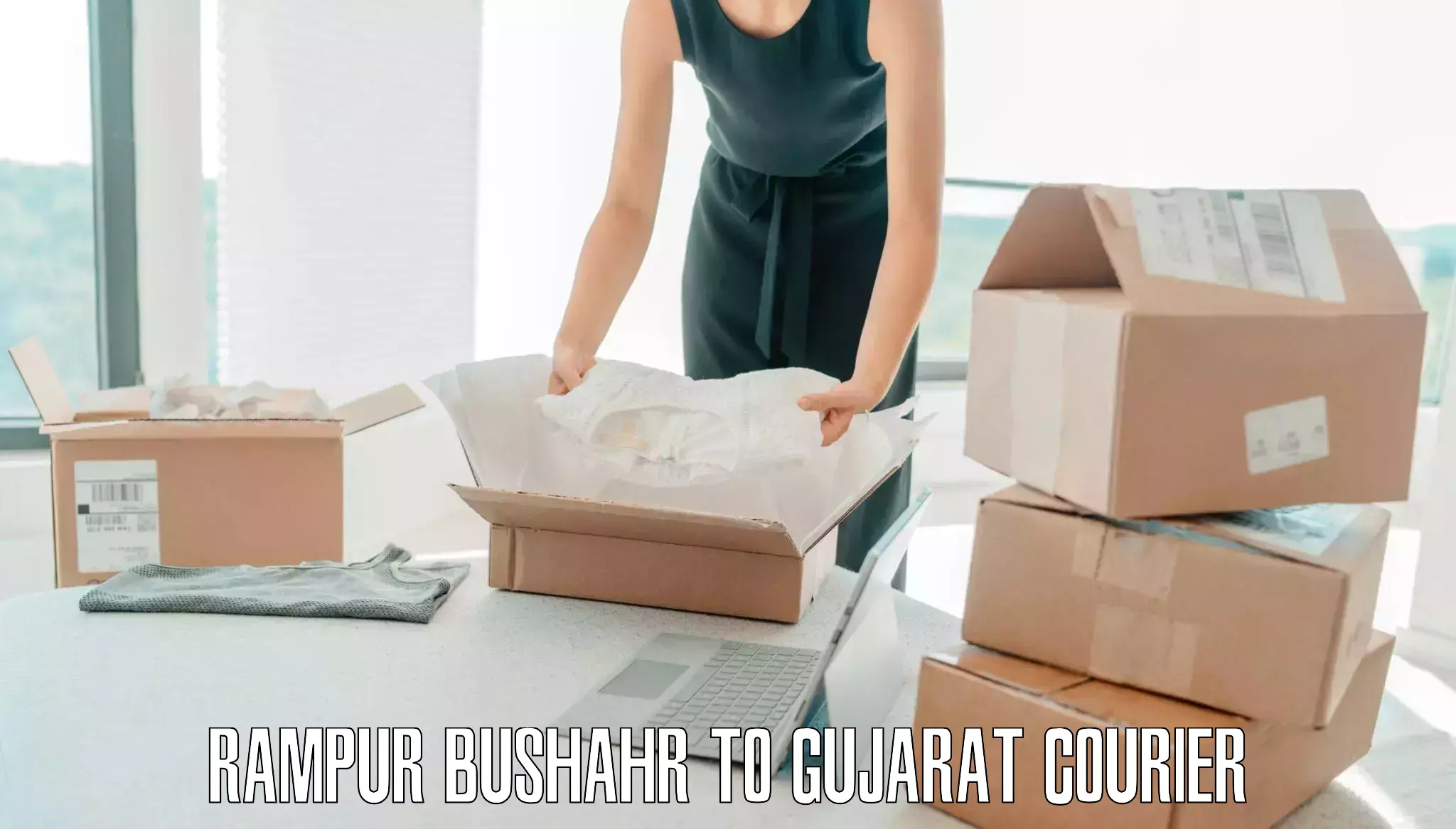 Custom luggage shipping Rampur Bushahr to Gujarat