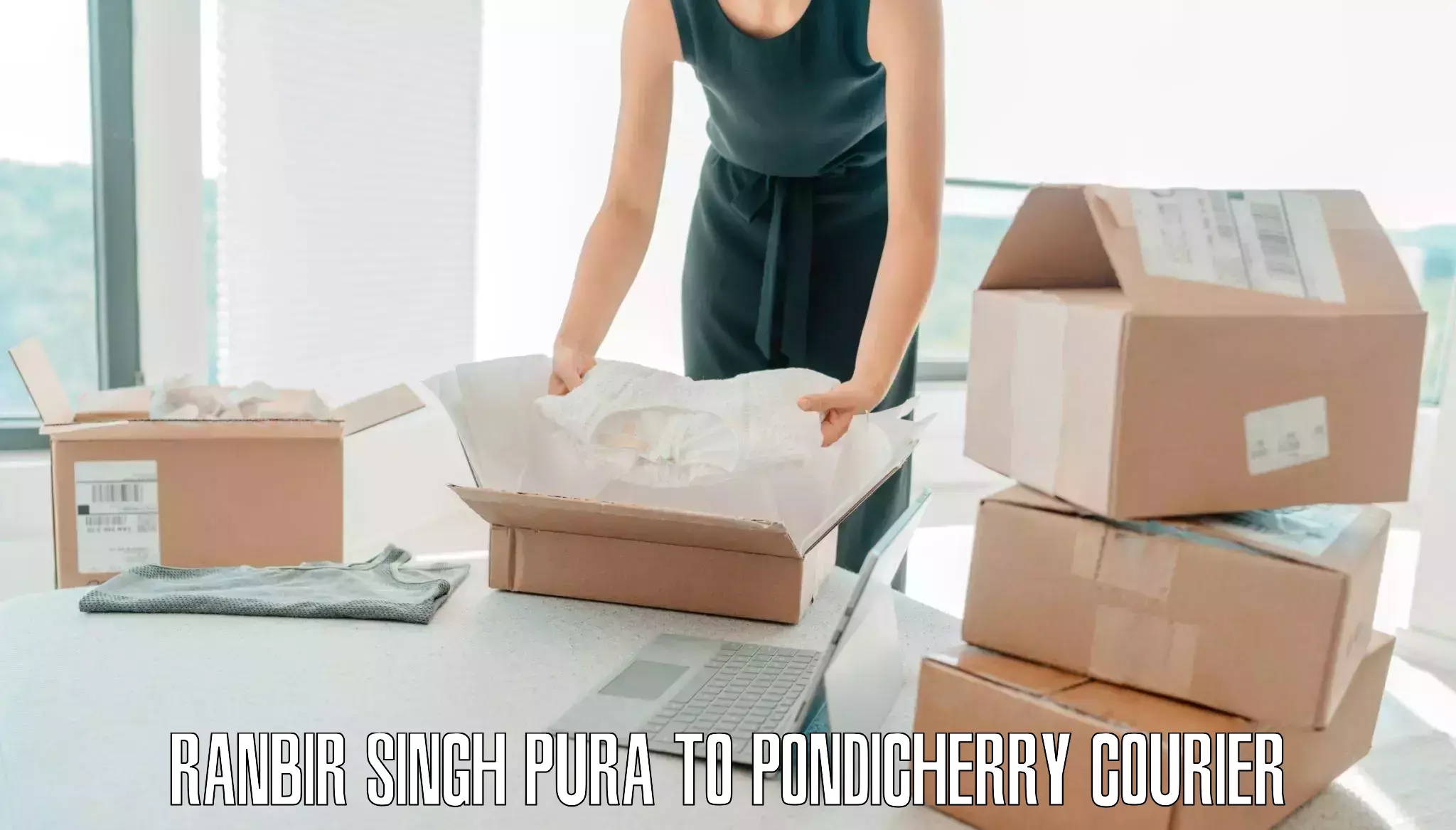 Single item baggage courier Ranbir Singh Pura to Pondicherry