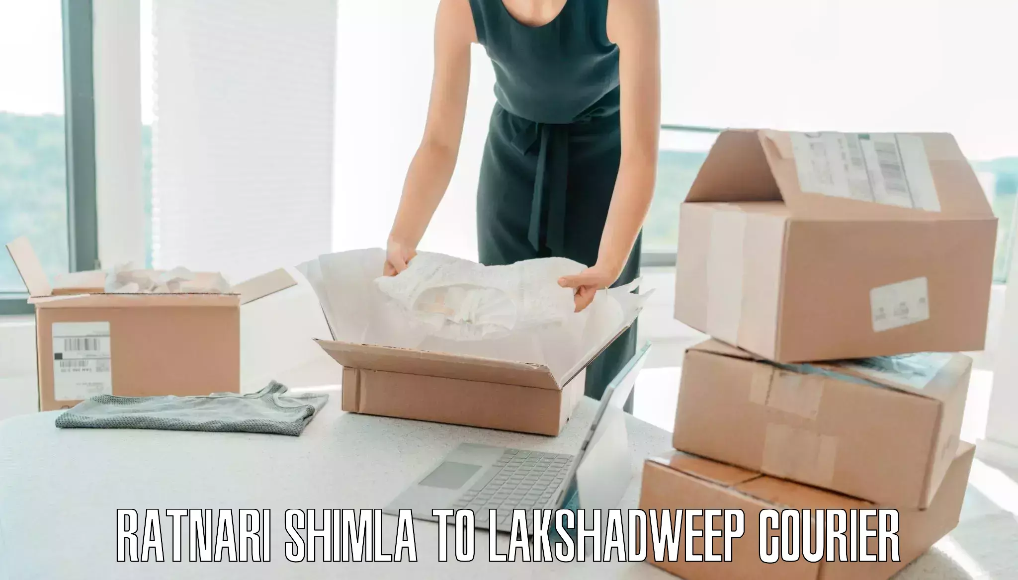 Luggage delivery optimization Ratnari Shimla to Lakshadweep