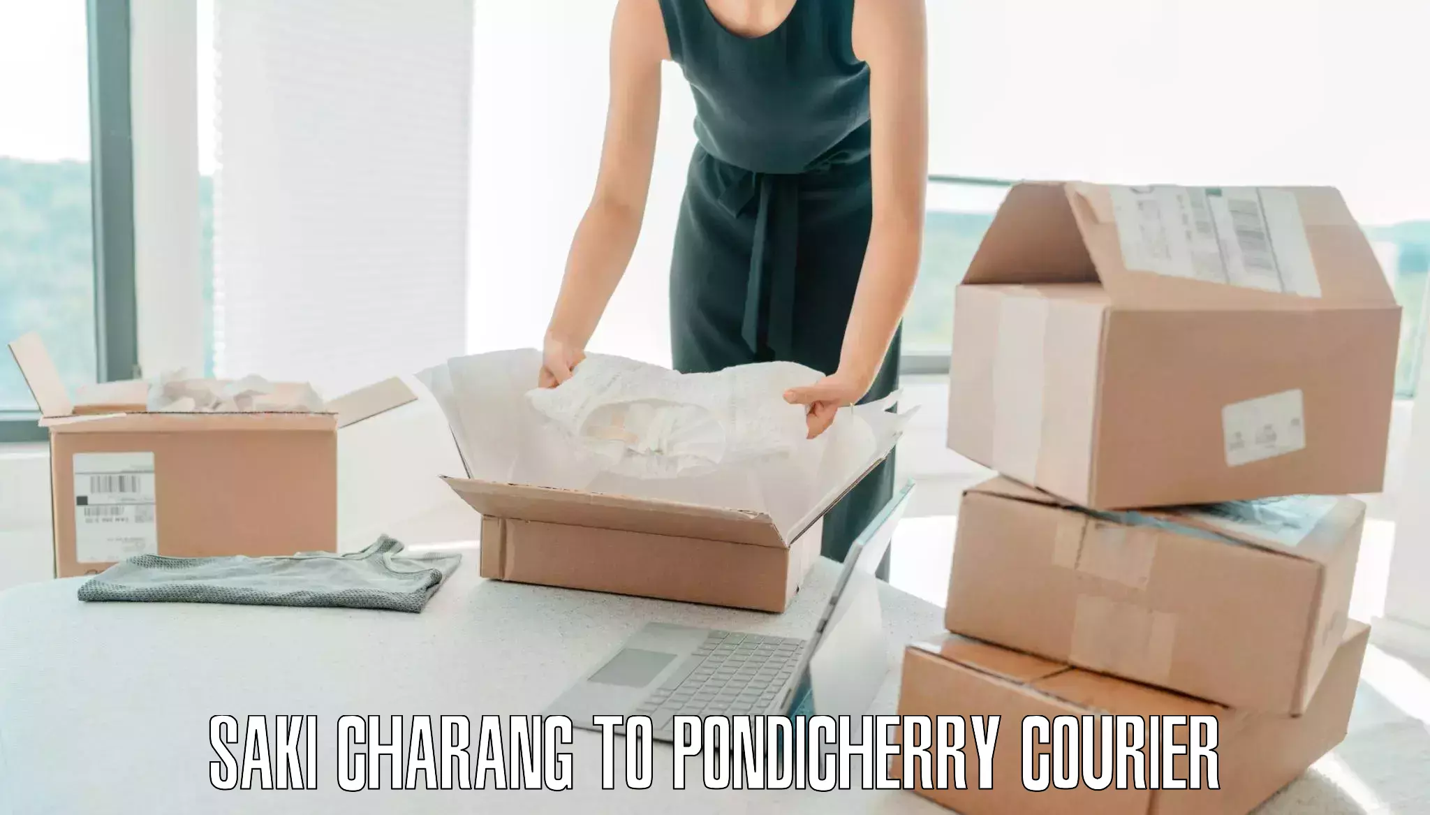 Innovative luggage delivery Saki Charang to Pondicherry