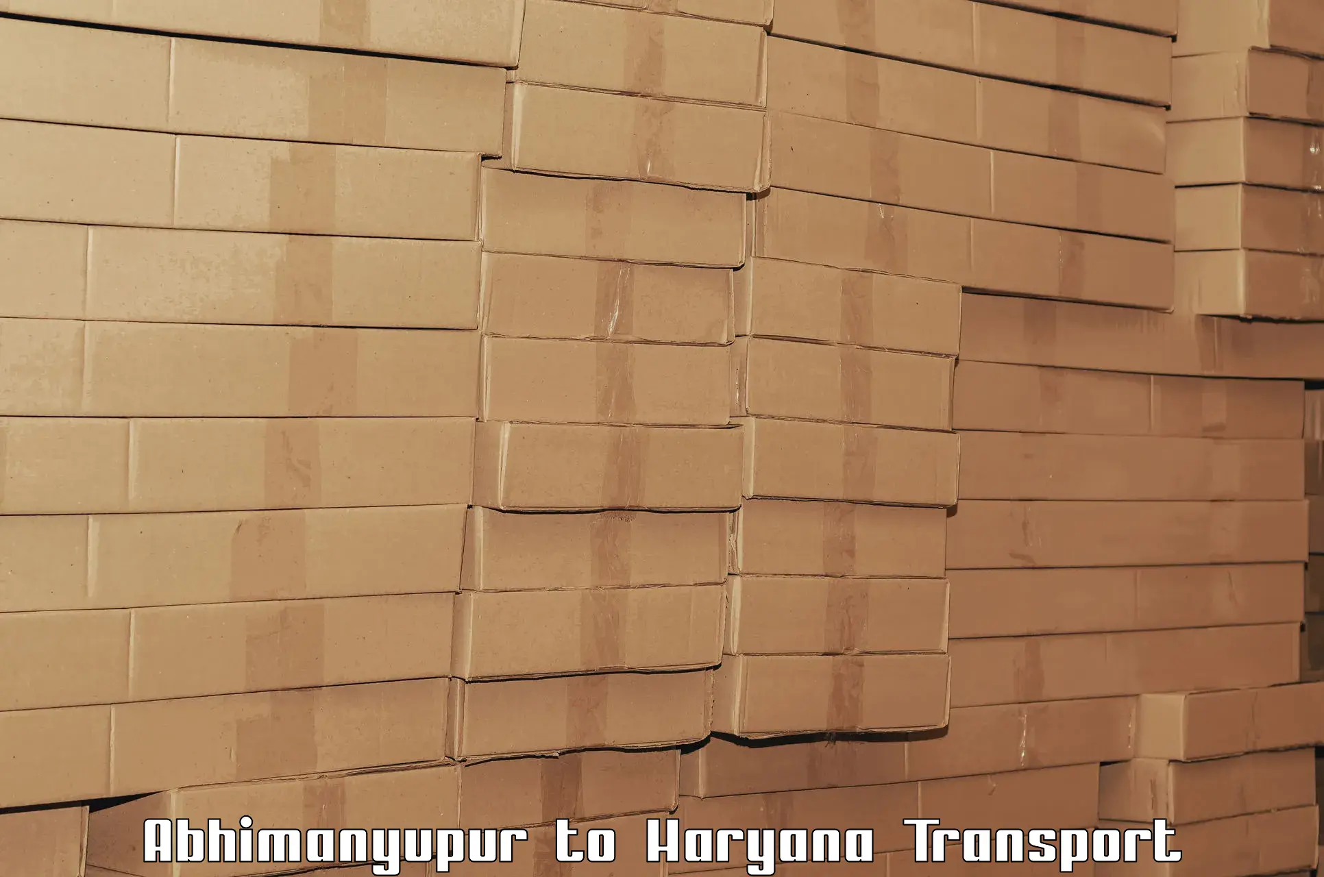 India truck logistics services Abhimanyupur to Sirsa