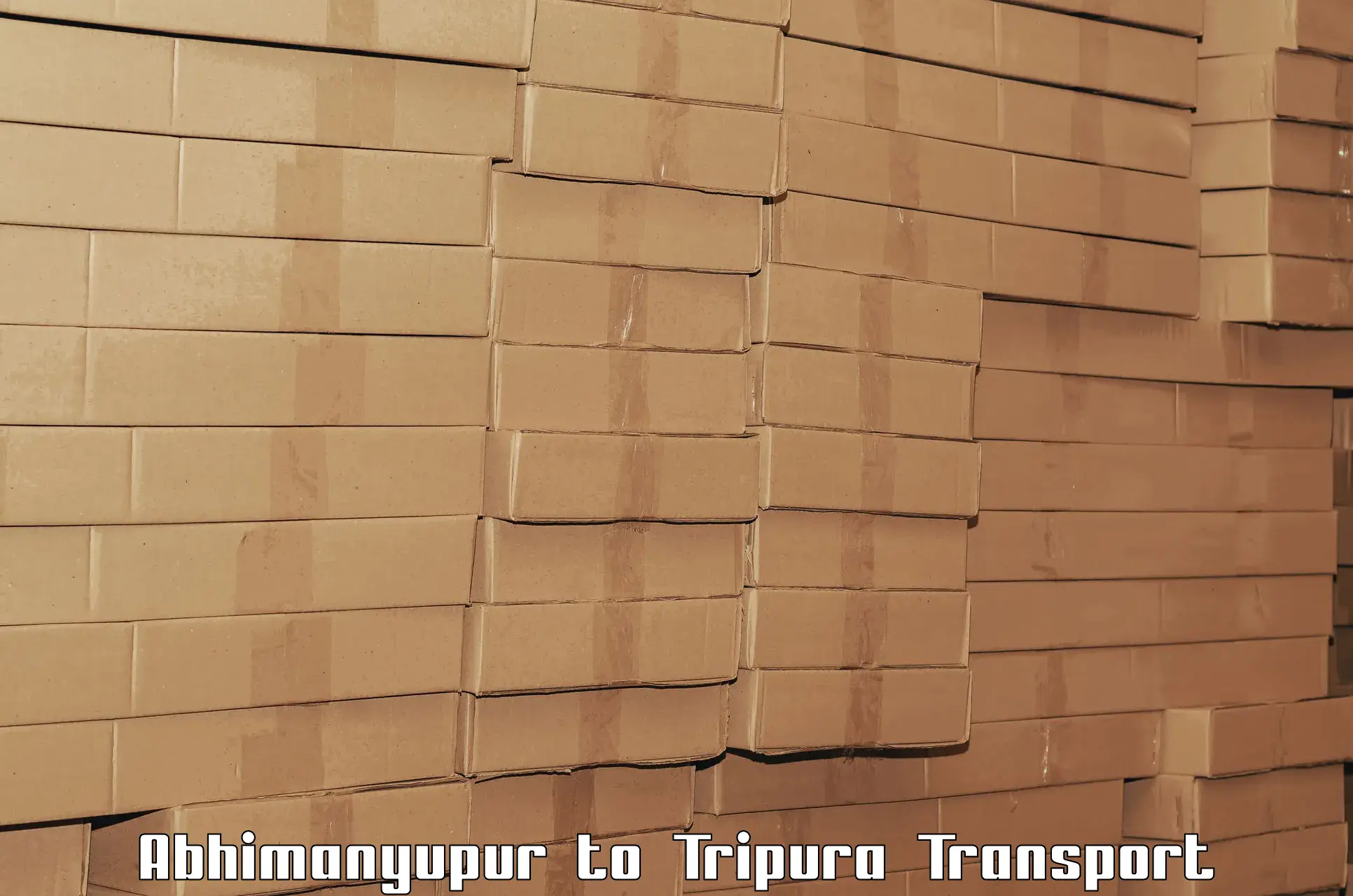 Container transportation services Abhimanyupur to Amarpur Gomati