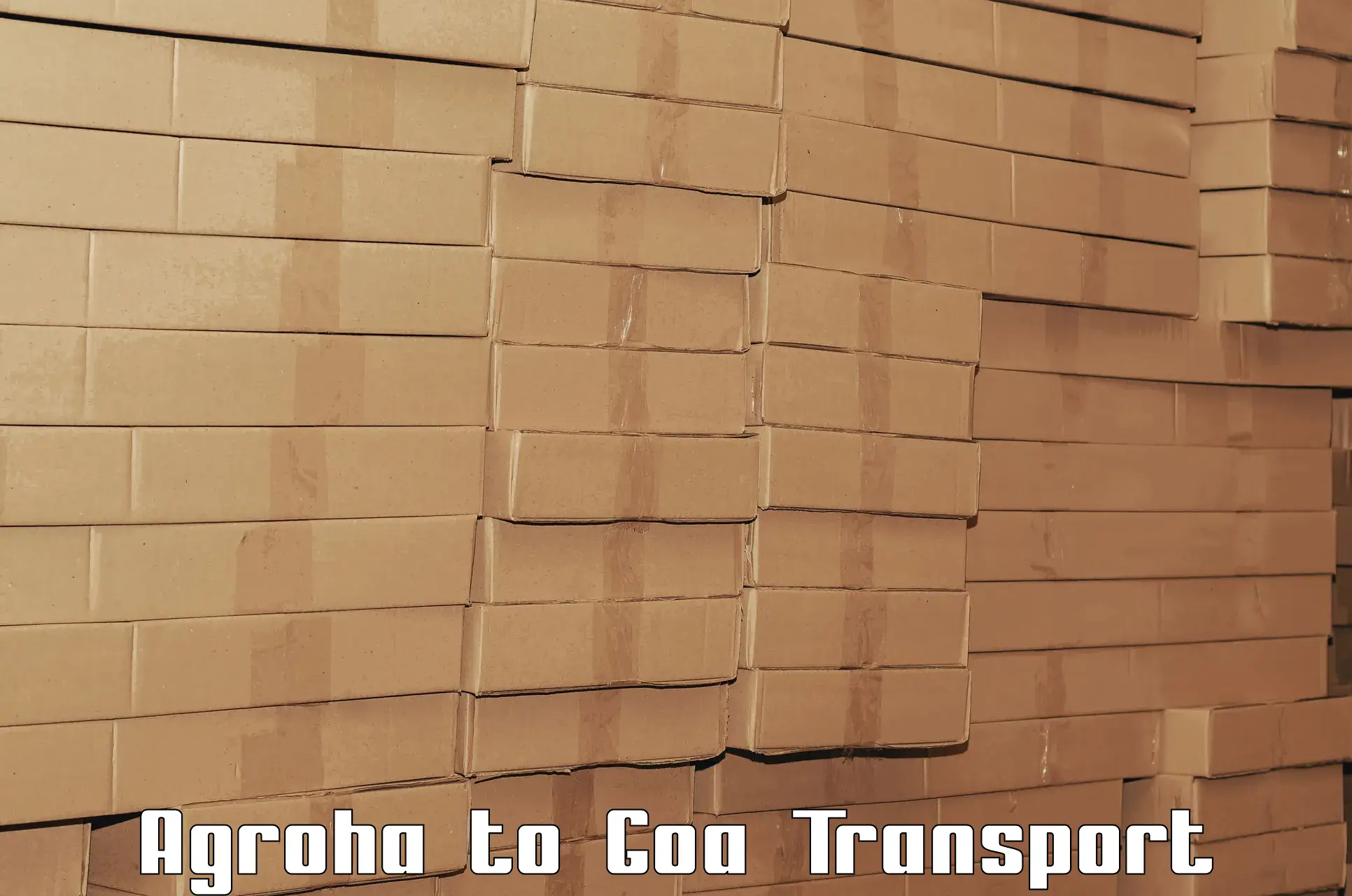Goods delivery service Agroha to Bardez