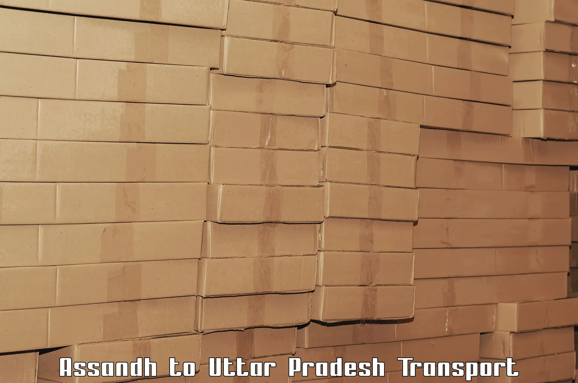 Cargo train transport services in Assandh to Saharanpur