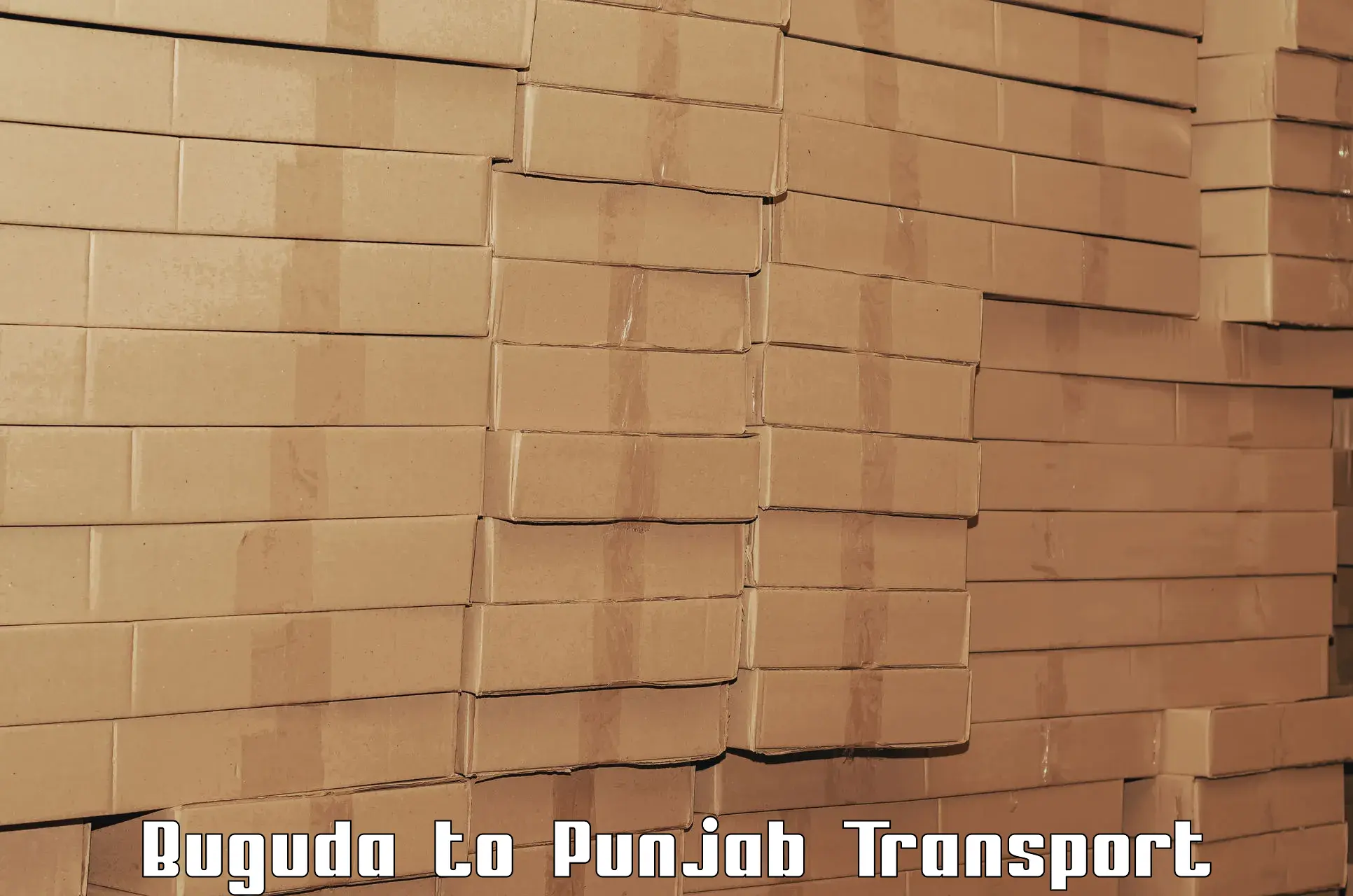 Two wheeler parcel service Buguda to Punjab