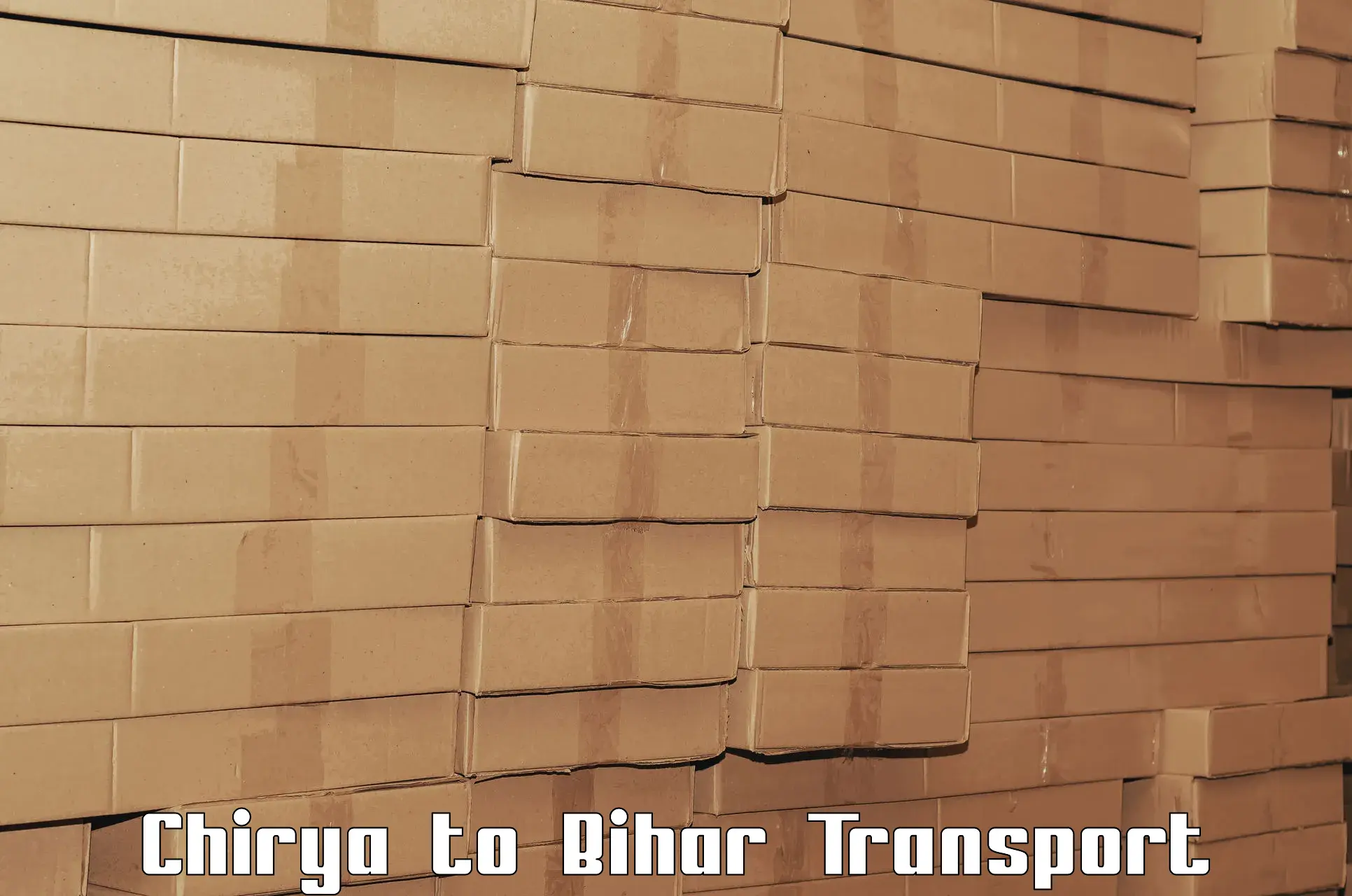 Cargo transportation services Chirya to Darbhanga