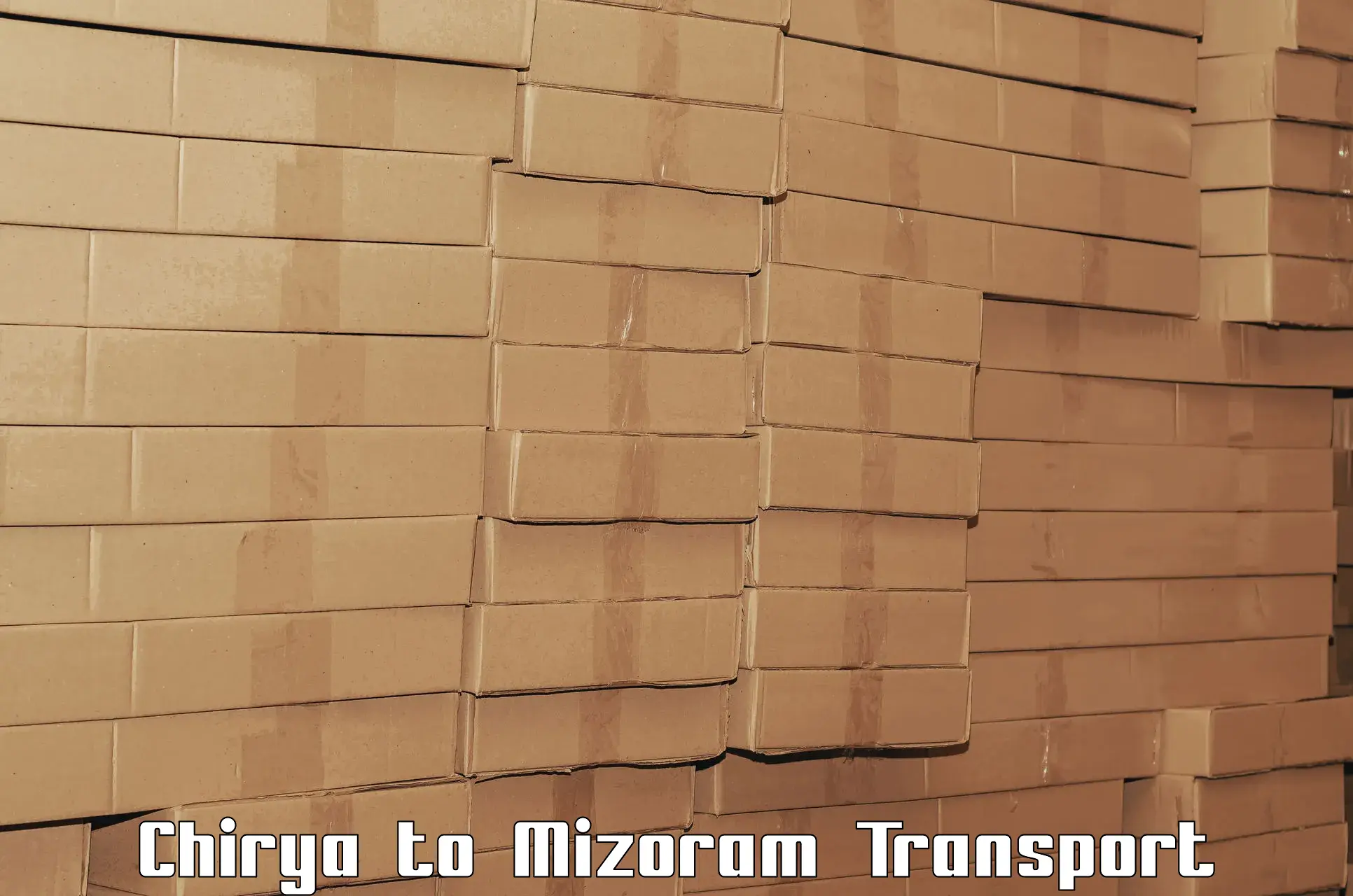Intercity goods transport Chirya to Mizoram University Aizawl