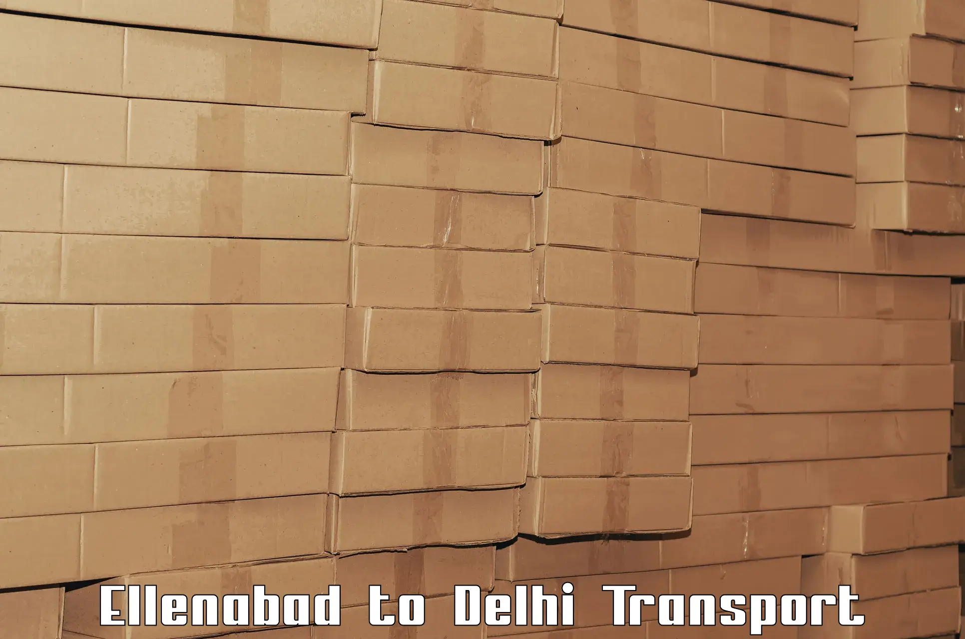 Cargo train transport services in Ellenabad to Krishna Nagar