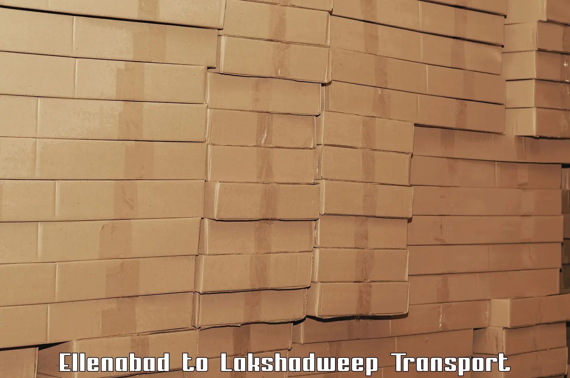 Goods transport services Ellenabad to Lakshadweep