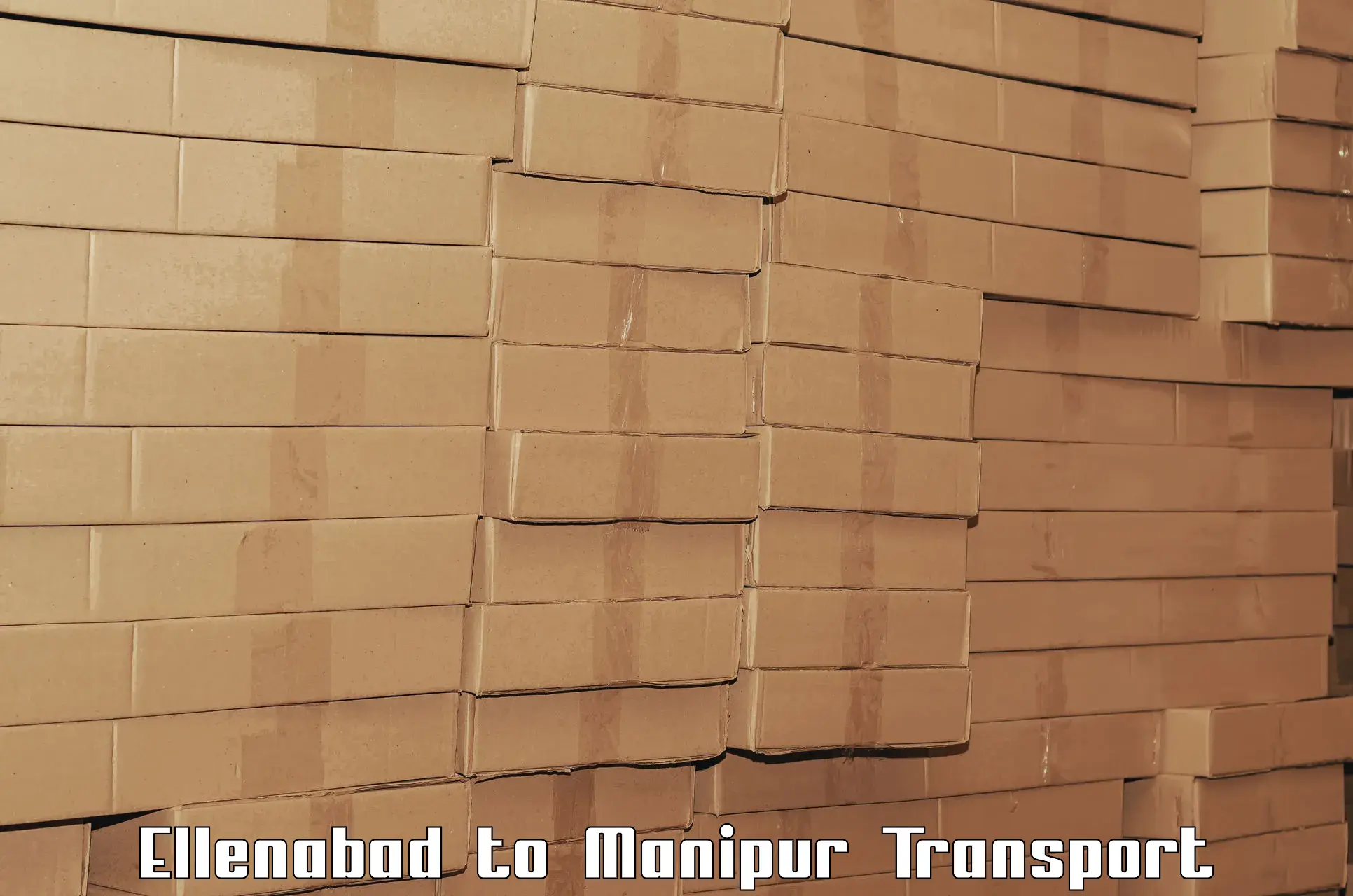 Furniture transport service Ellenabad to Churachandpur