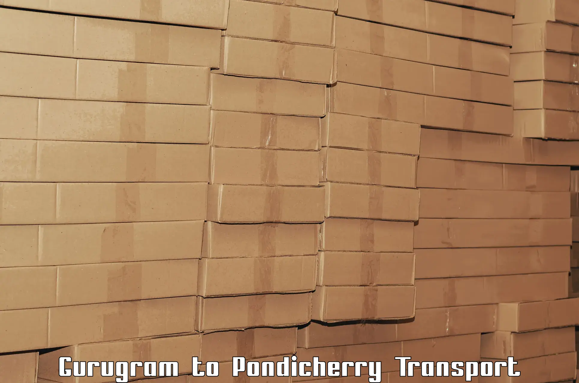 Lorry transport service Gurugram to Pondicherry
