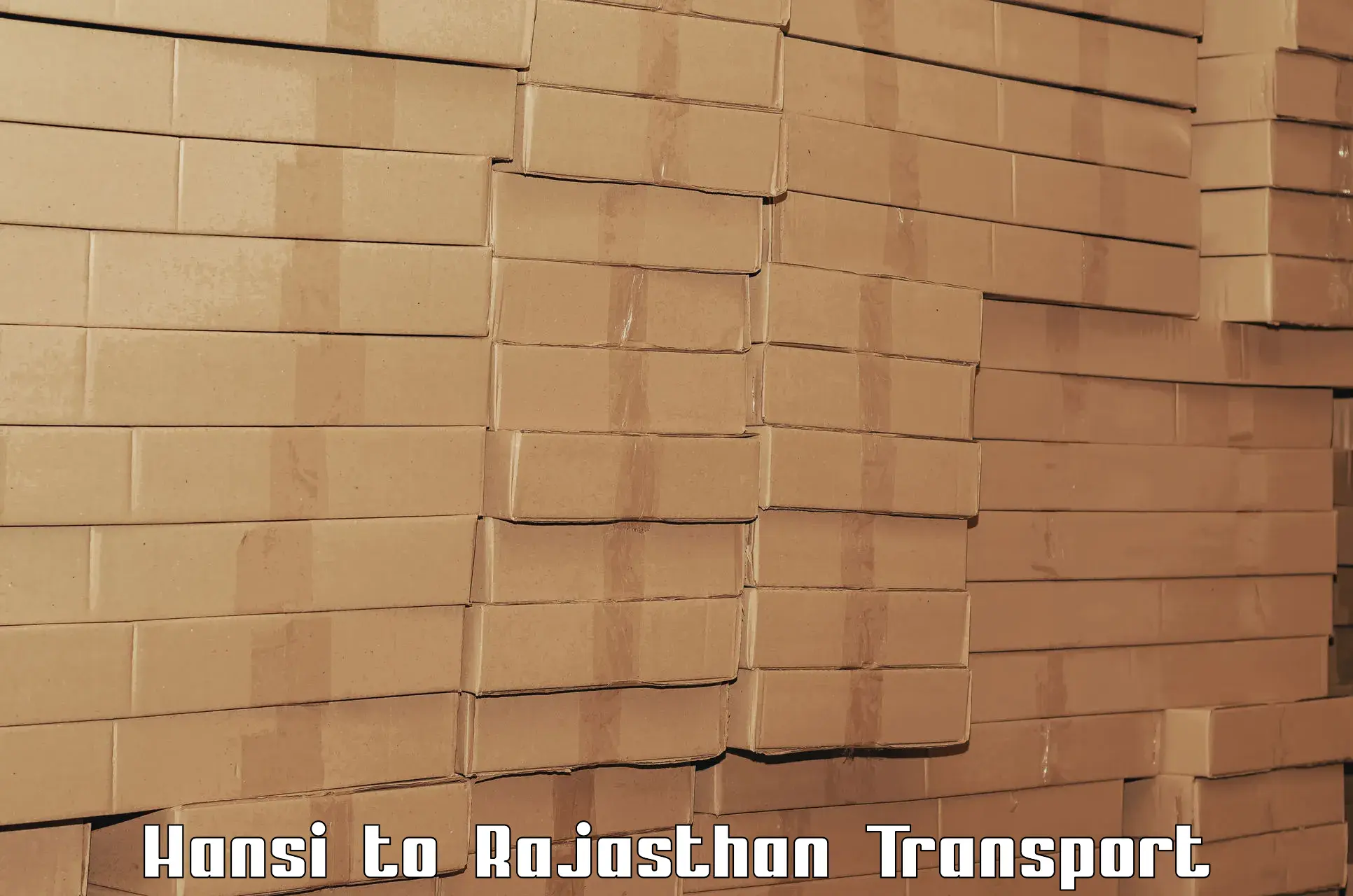 Online transport service Hansi to Rajgarh Rajasthan