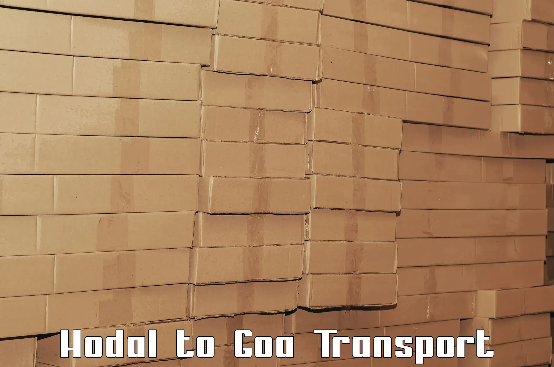 Intercity goods transport Hodal to Canacona