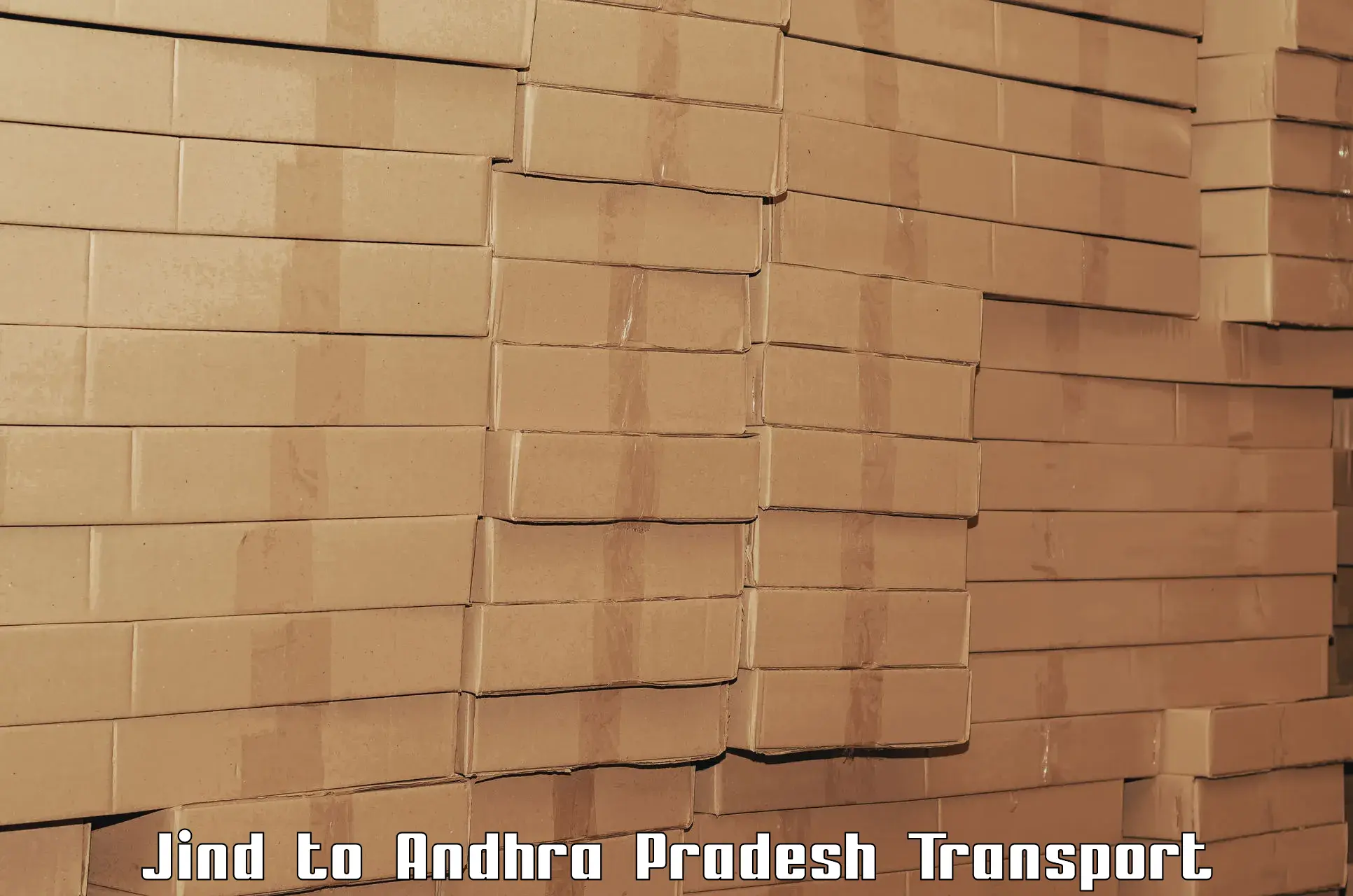 Container transportation services Jind to Tirupati