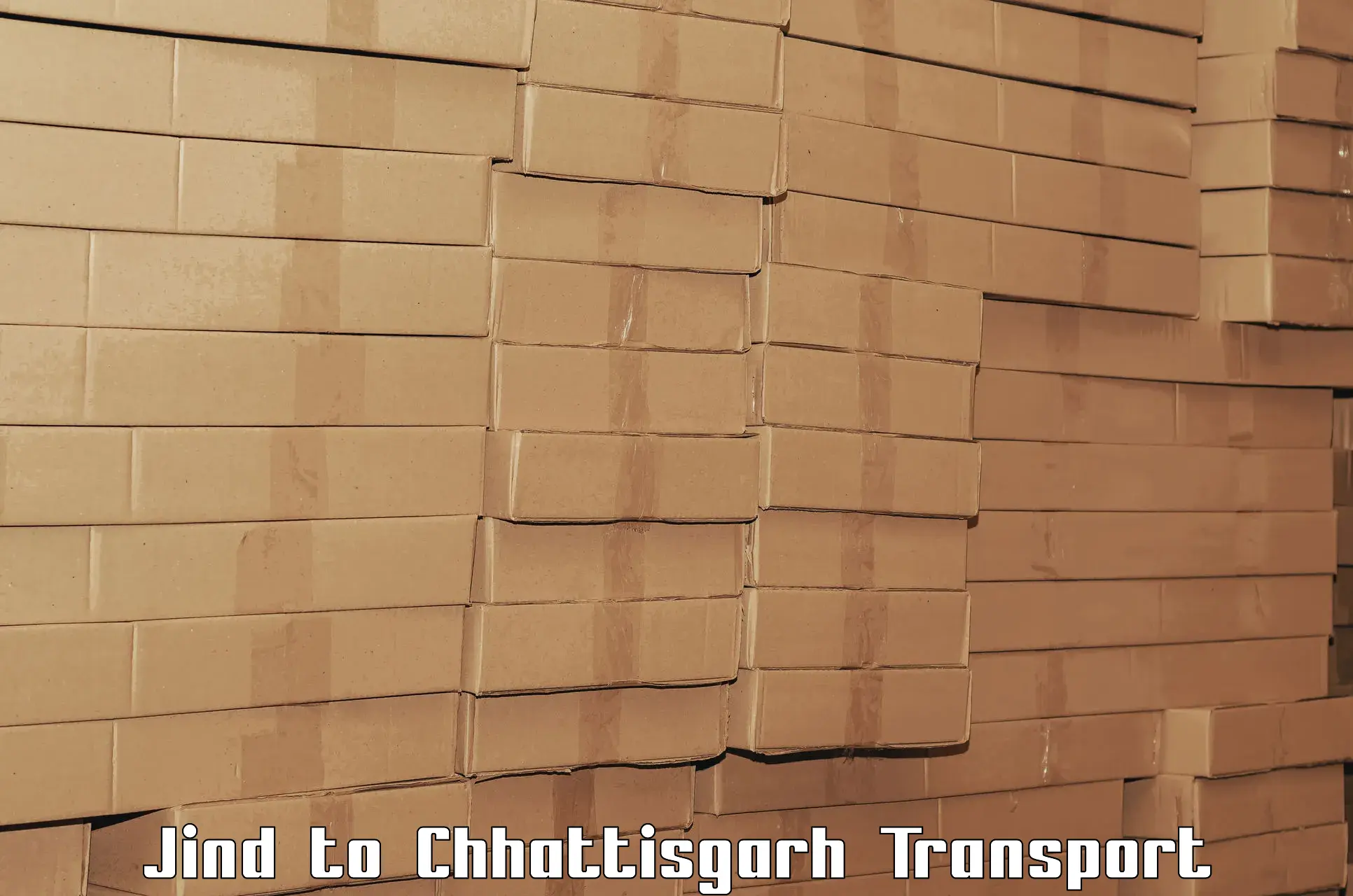 Truck transport companies in India Jind to Bijapur Chhattisgarh