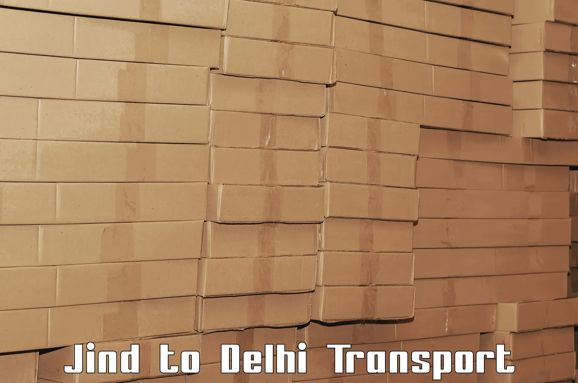 Delivery service in Jind to Delhi Technological University DTU