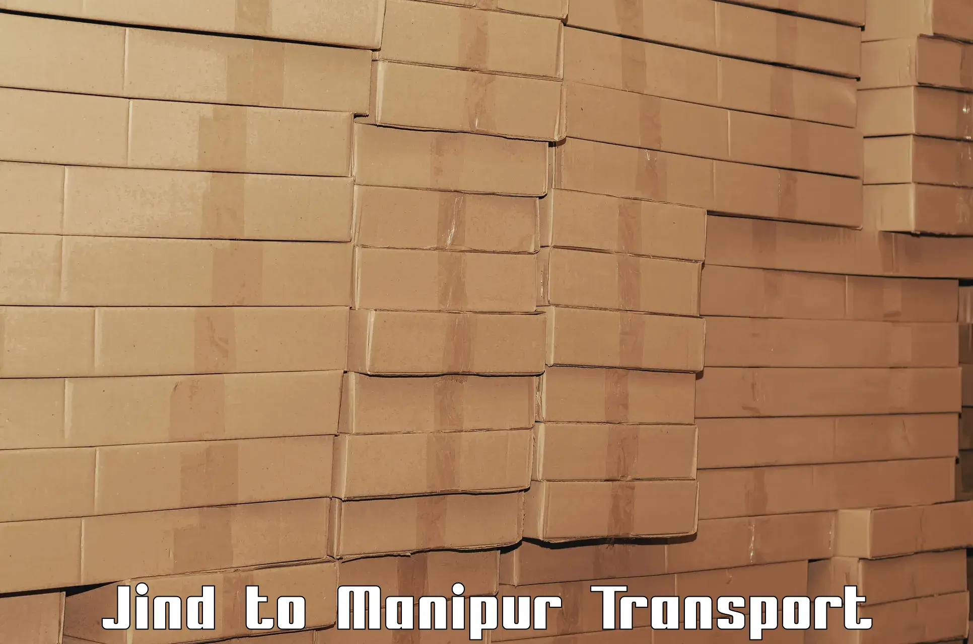 Container transport service Jind to NIT Manipur