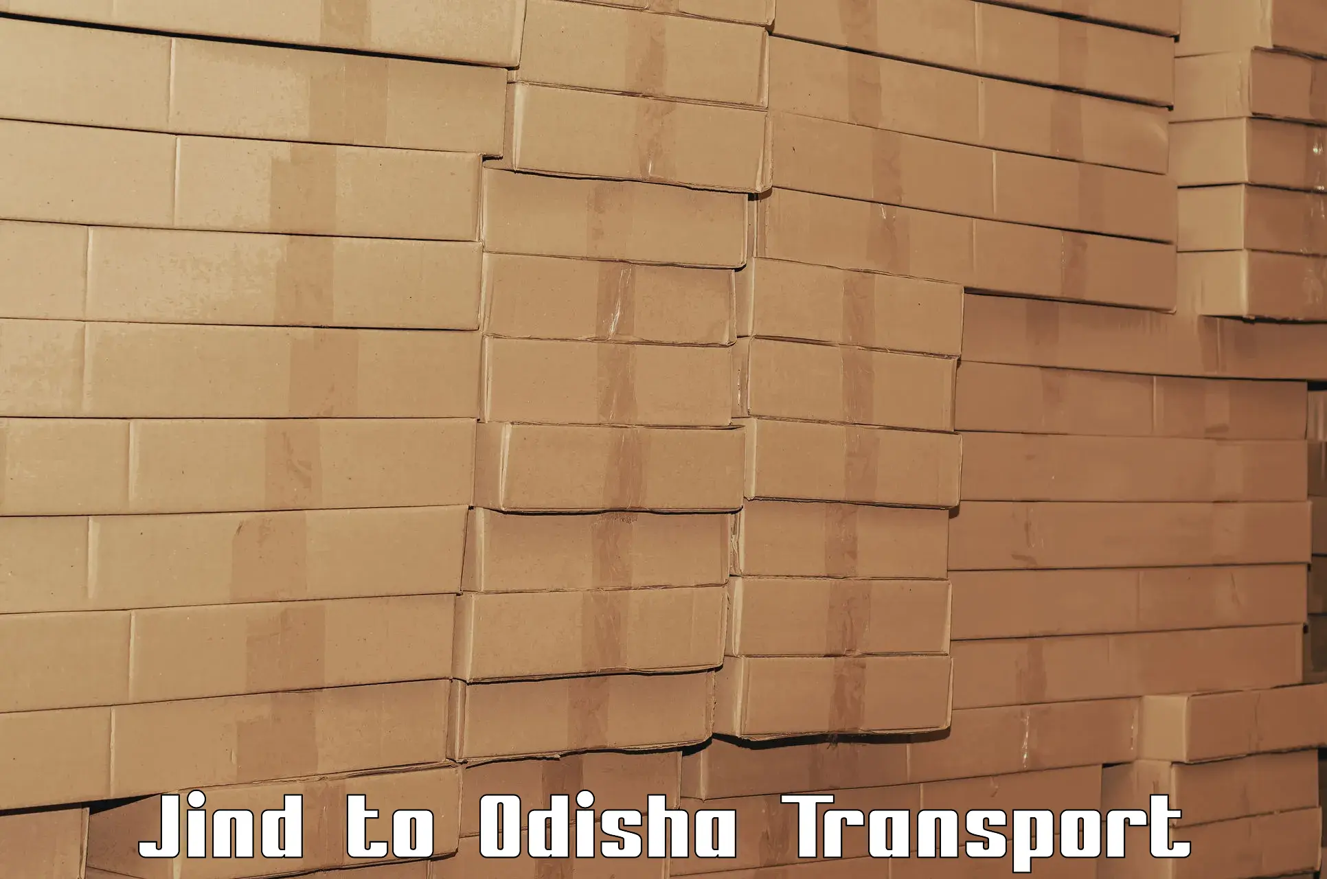 Container transport service Jind to Odisha