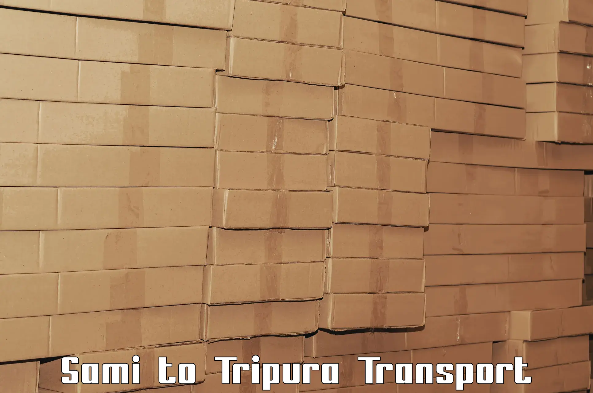 Part load transport service in India Sami to Tripura