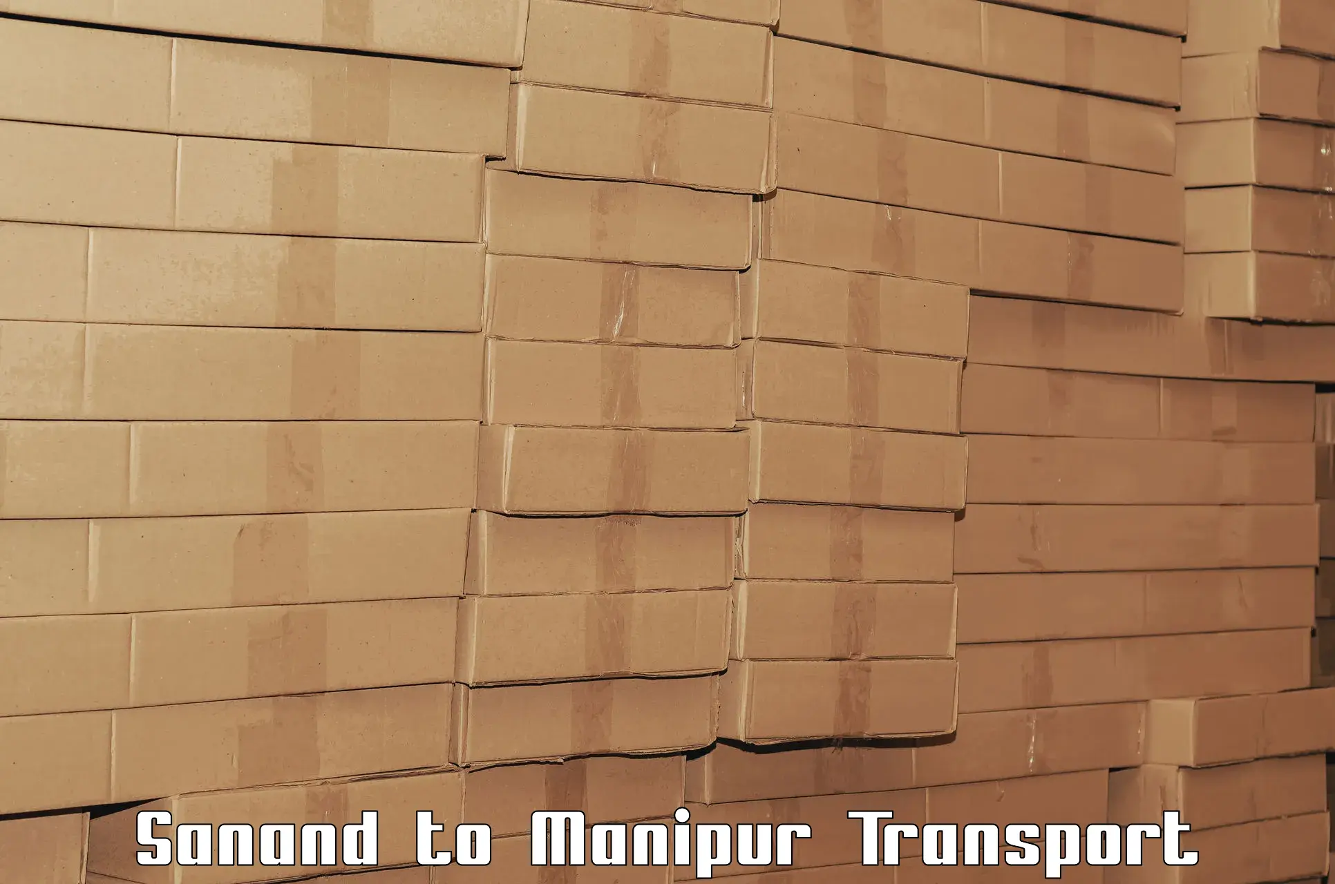 Lorry transport service Sanand to Kaptipada