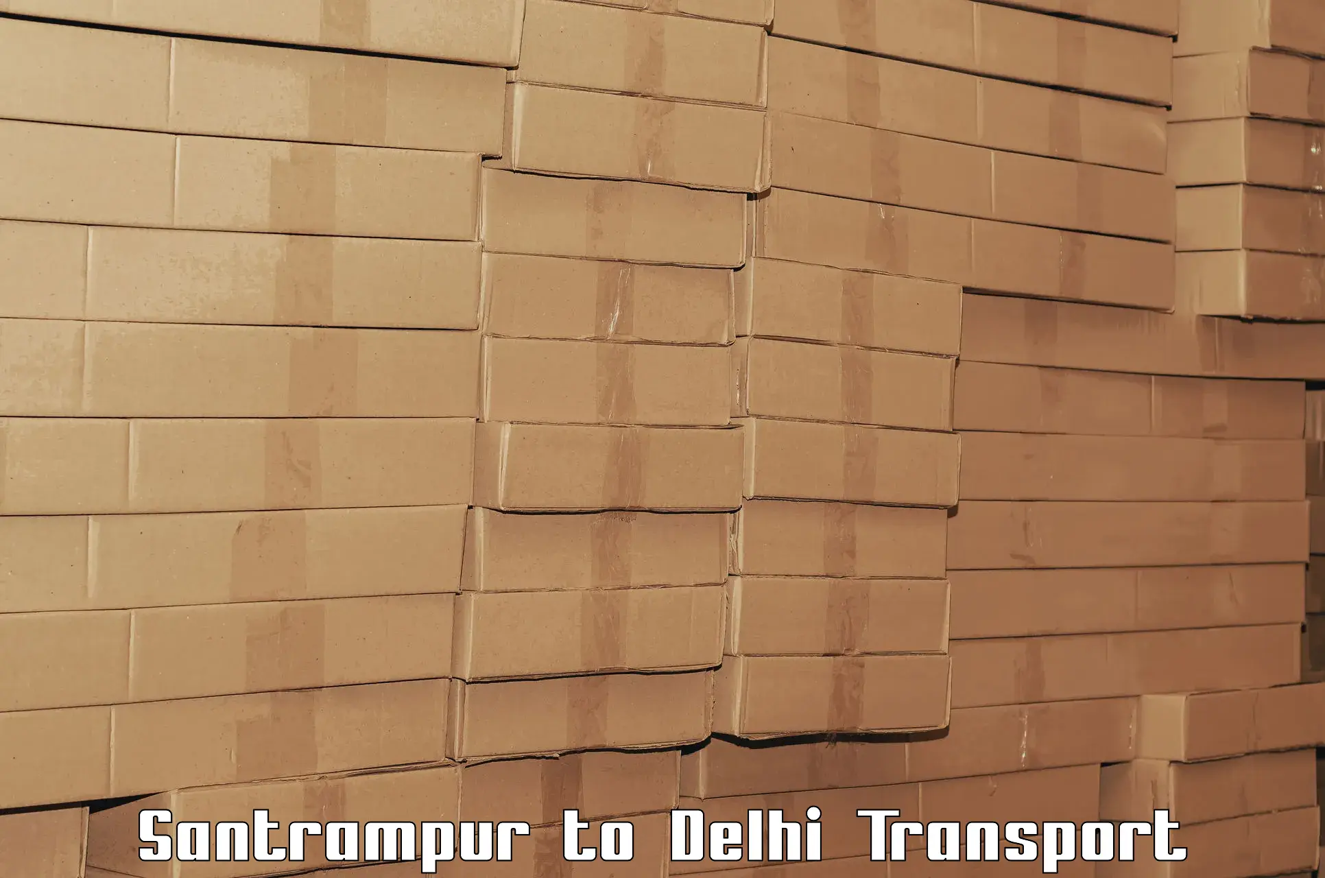 Vehicle courier services Santrampur to Delhi Technological University DTU