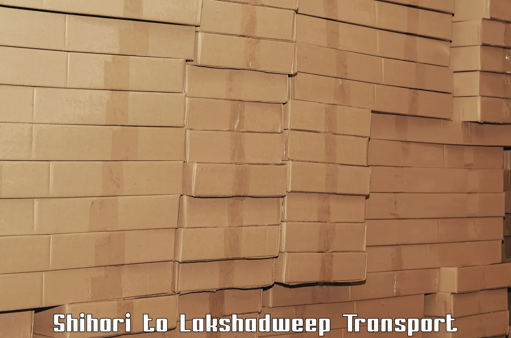 Cargo transport services Shihori to Lakshadweep