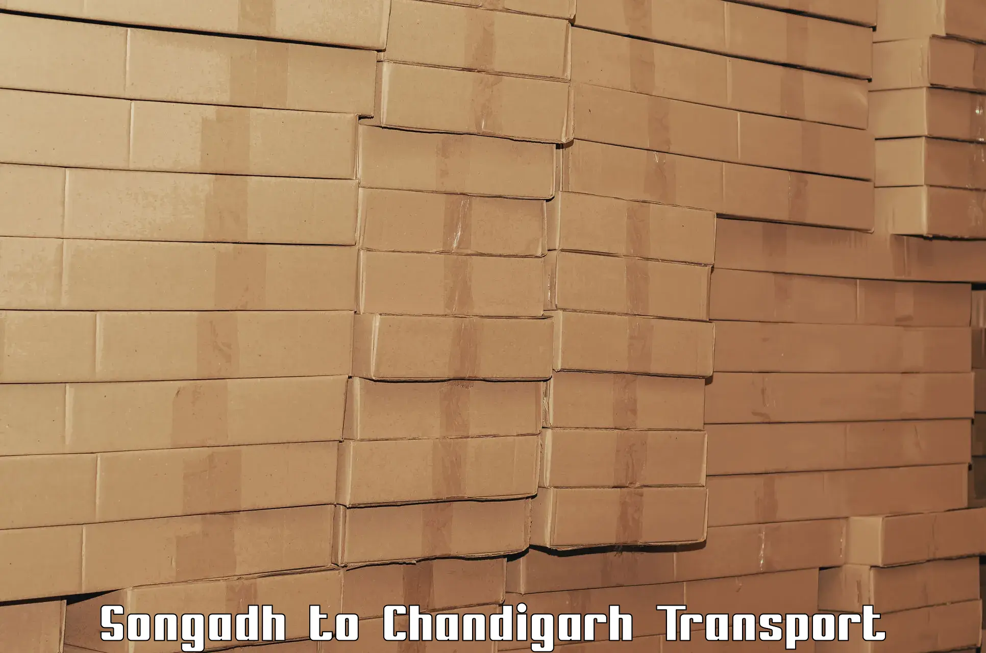 Air cargo transport services Songadh to Chandigarh