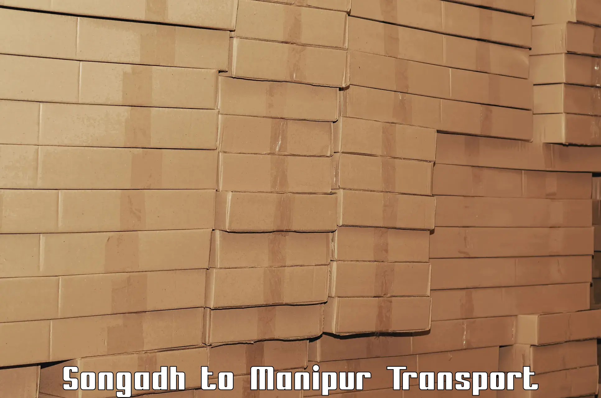 Interstate transport services Songadh to Imphal
